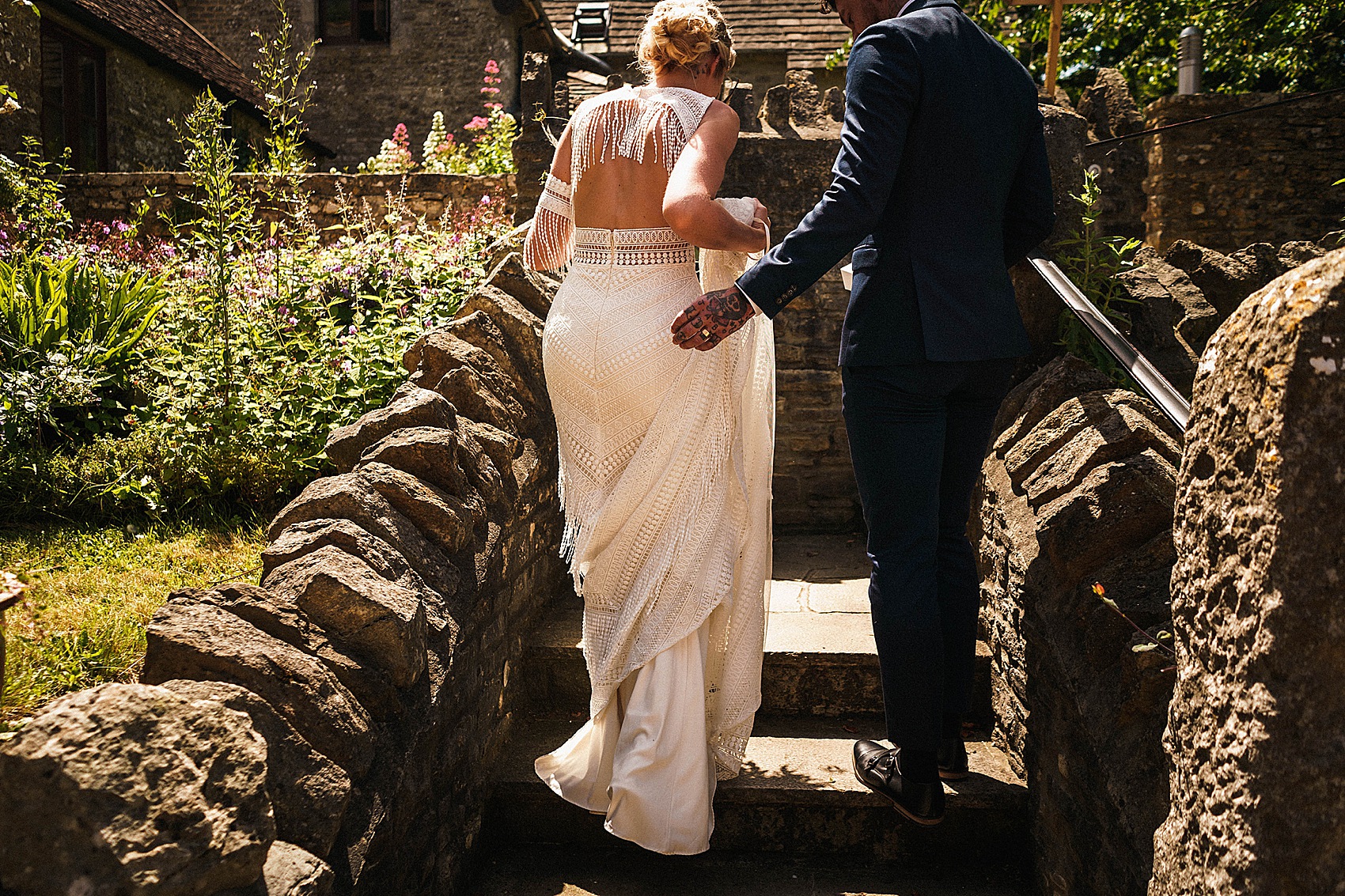 25 Willowby by Watters bride boho barn wedding Dorset