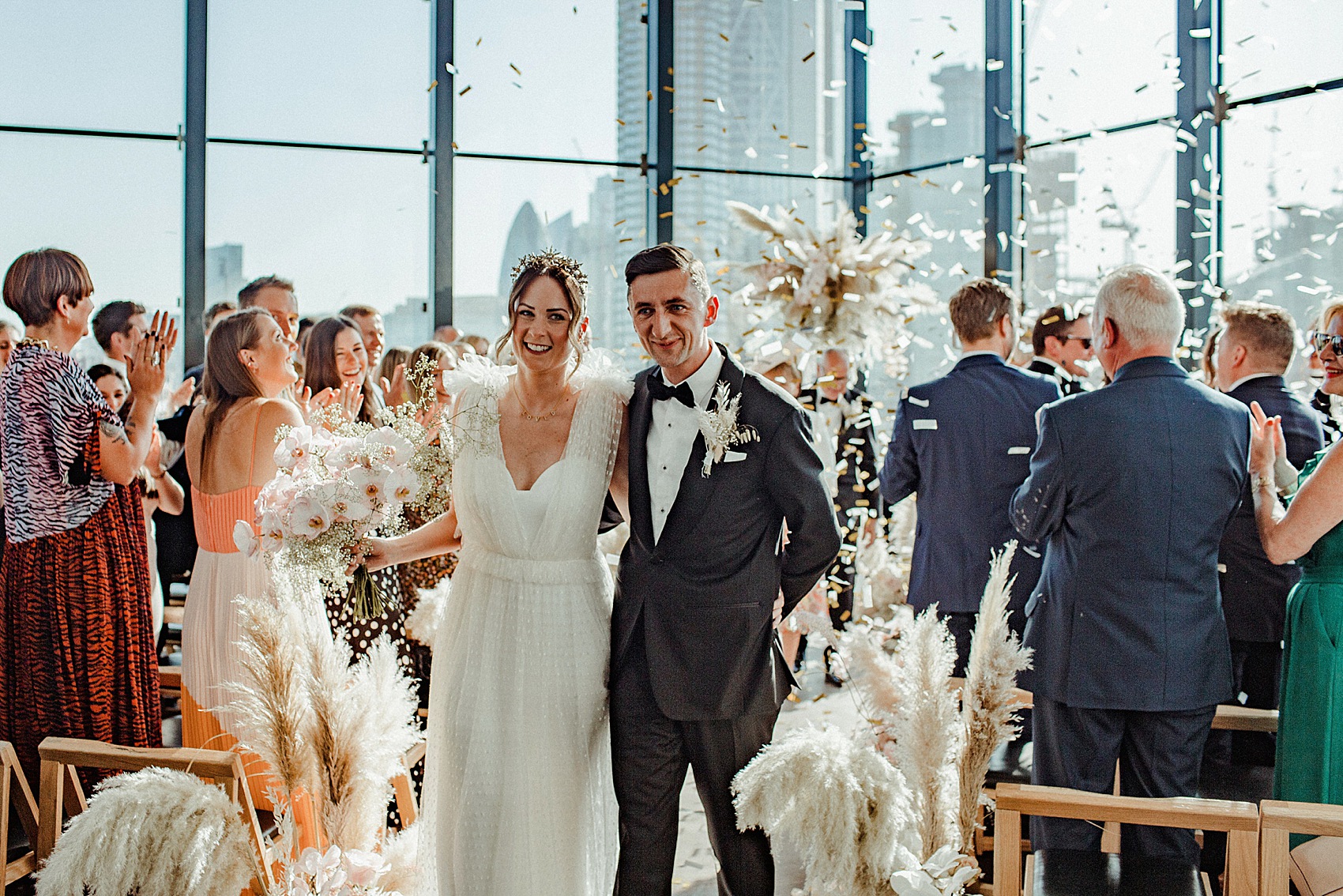 29 Ace Hotel wedding London cool modern bride groom