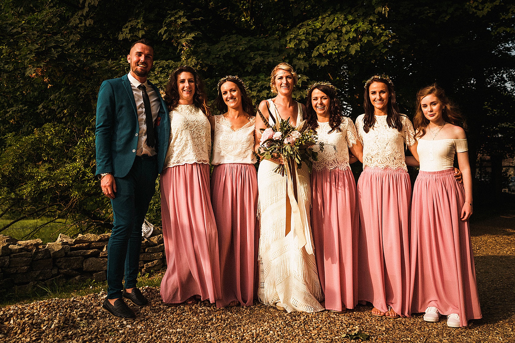 35 Willowby by Watters bride boho barn wedding Dorset