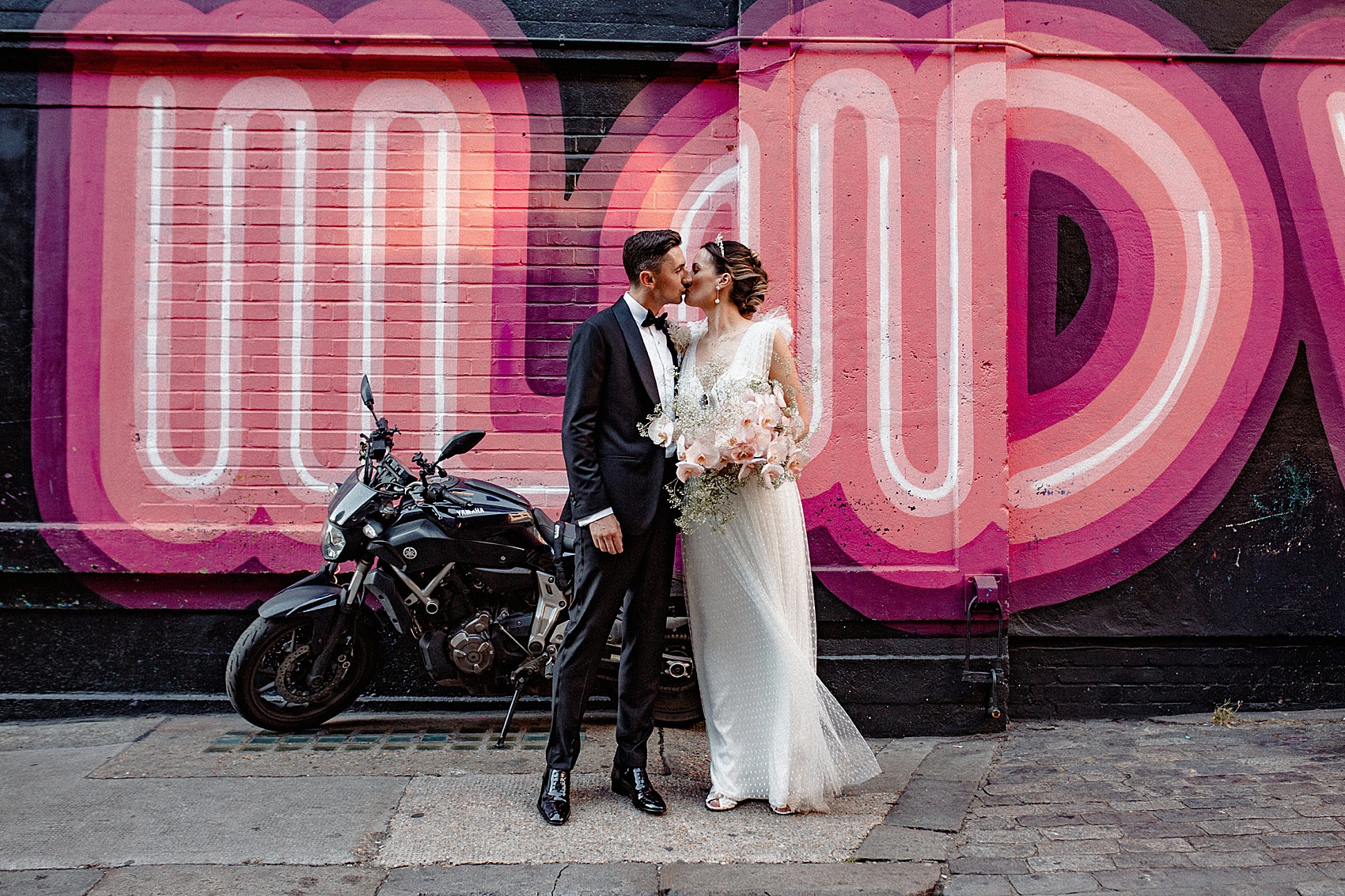 39 Ace Hotel wedding London cool modern bride groom