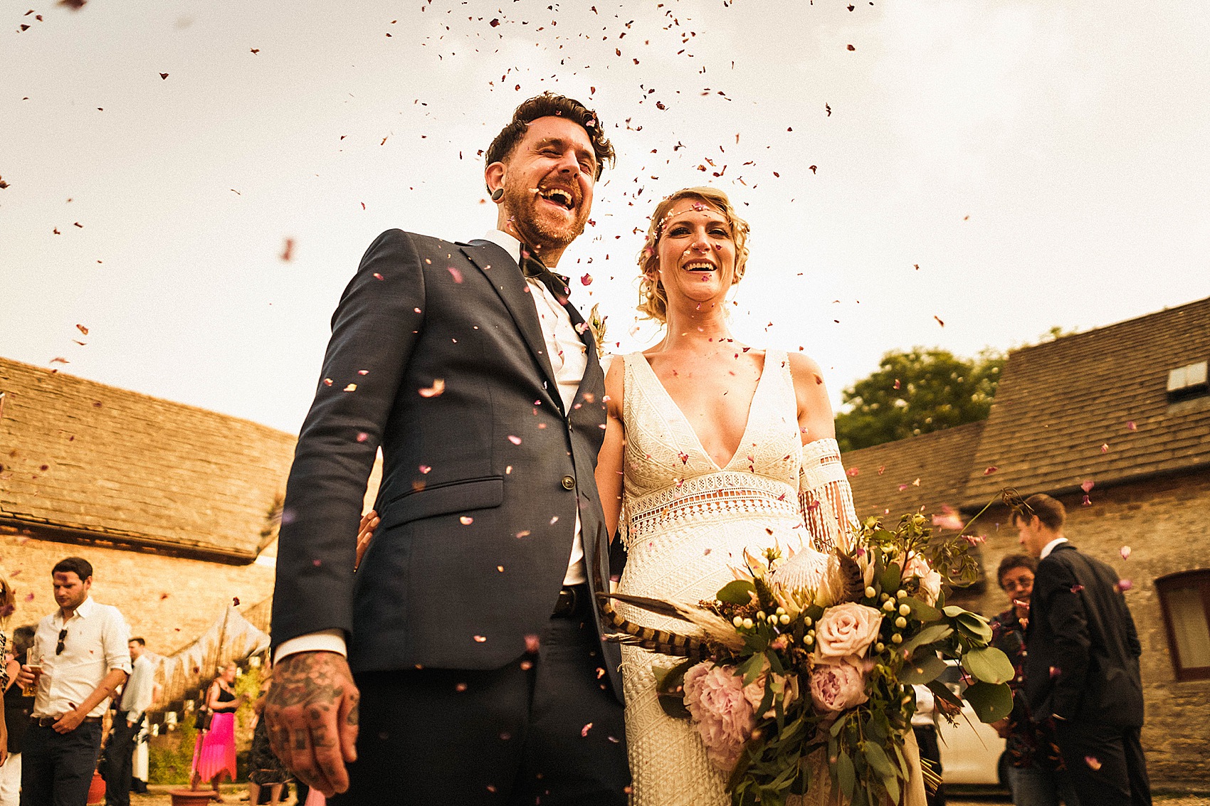 42 Willowby by Watters bride boho barn wedding Dorset