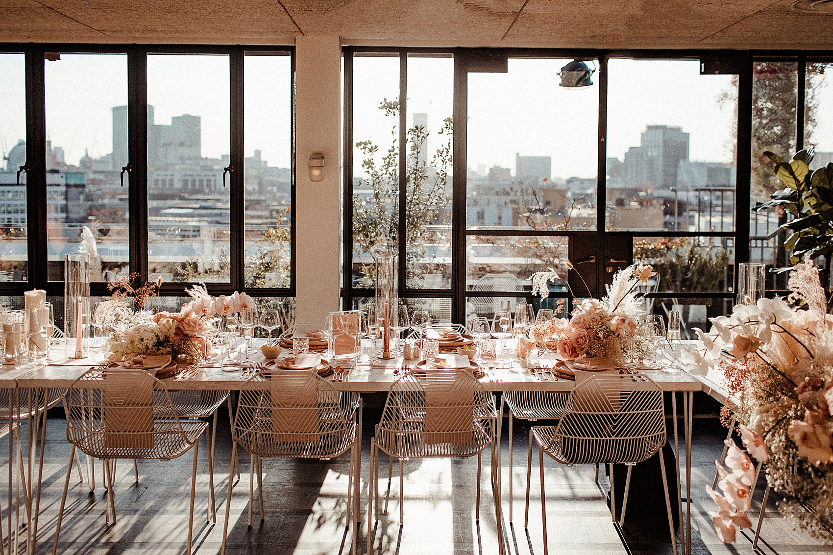 54 Ace Hotel wedding London cool modern bride groom