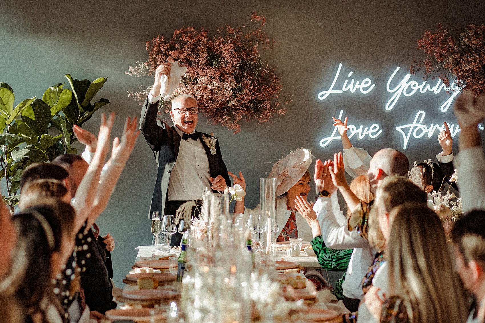 57 Ace Hotel wedding London cool modern bride groom