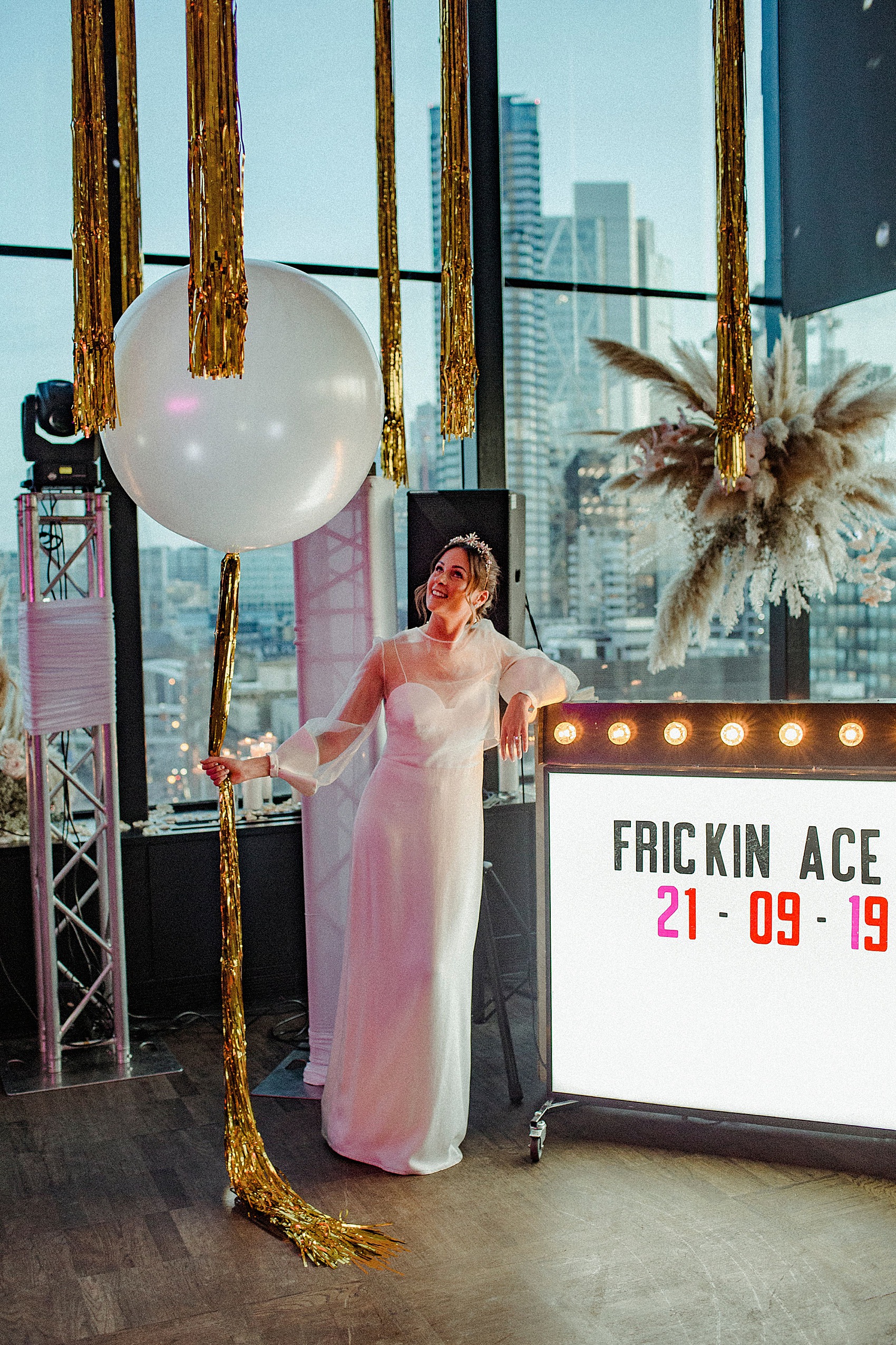 59 Ace Hotel wedding London cool modern bride groom