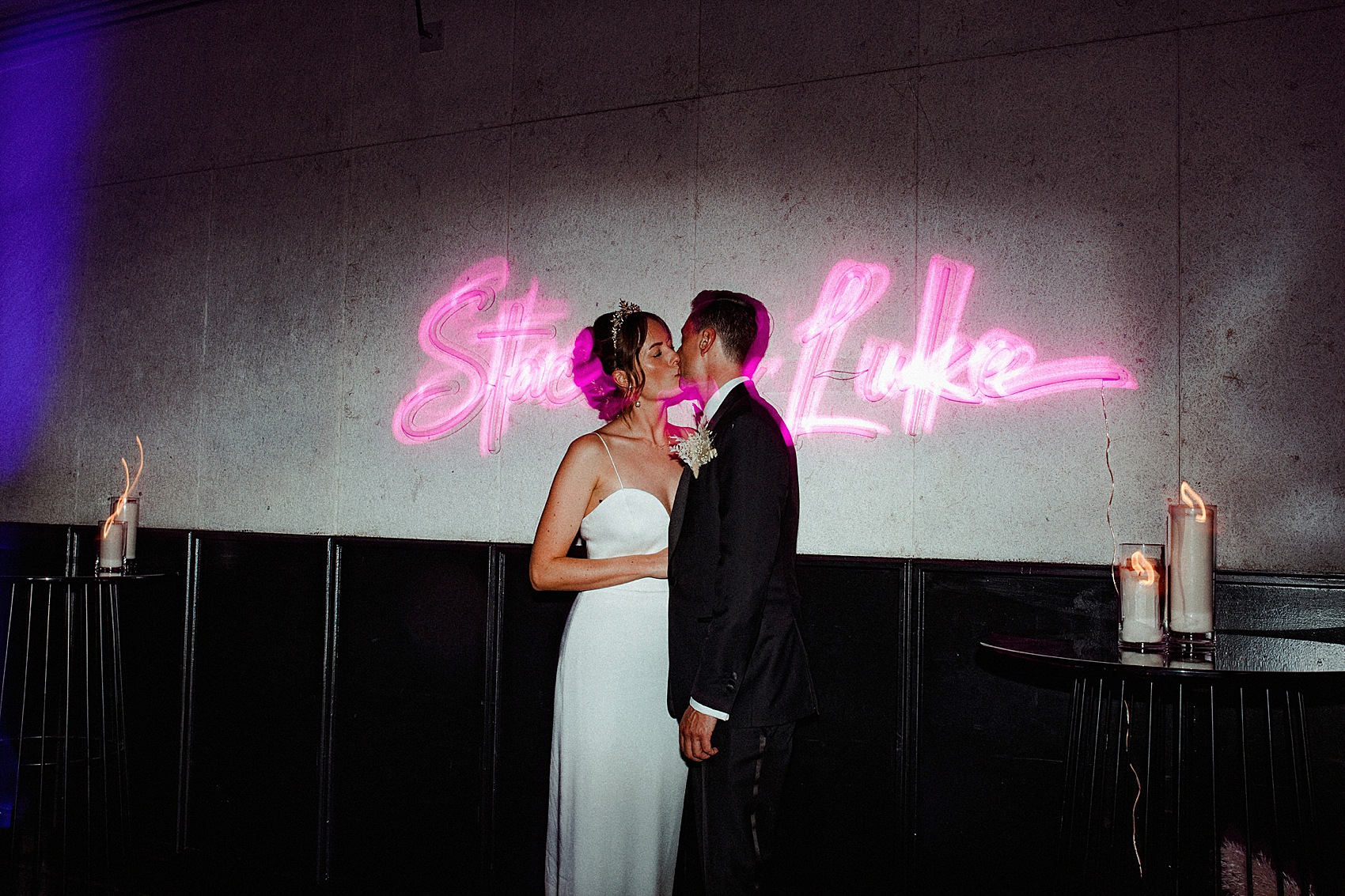 62 Ace Hotel wedding London cool modern bride groom