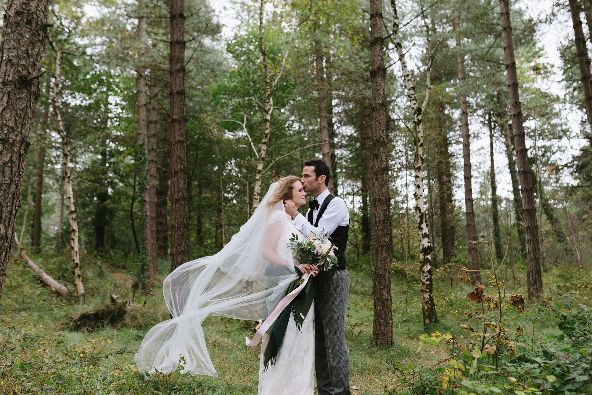 Halfpenny London's 'Iris Rose' Dress for a Windswept Irish Castle Wedding Inspired by the Wild Atlantic Way 44 94 Halfpenny London bride