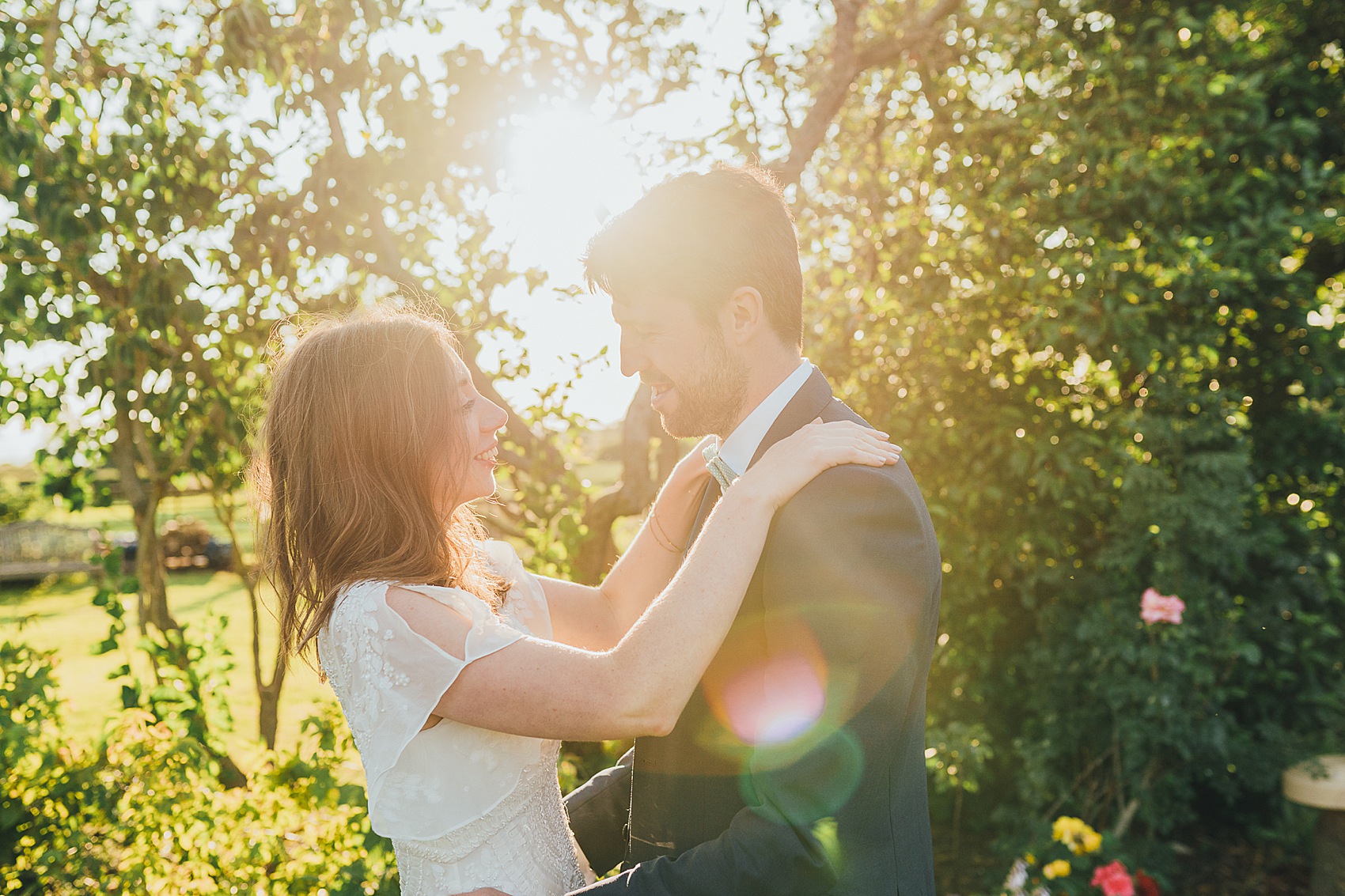 Eliza Jane Howell dress Yorkshire farm wedding 48