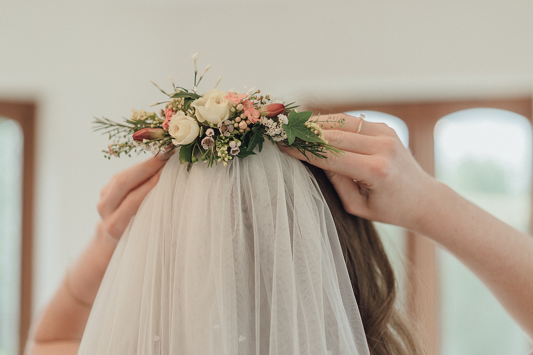 Eliza Jane Howell dress Yorkshire farm wedding 6