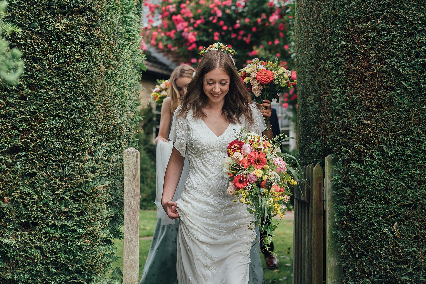 Eliza Jane Howell dress Yorkshire farm wedding 8