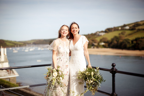 An Eliza Jane Howell Dress for a Botanical Inspired Devon Wedding