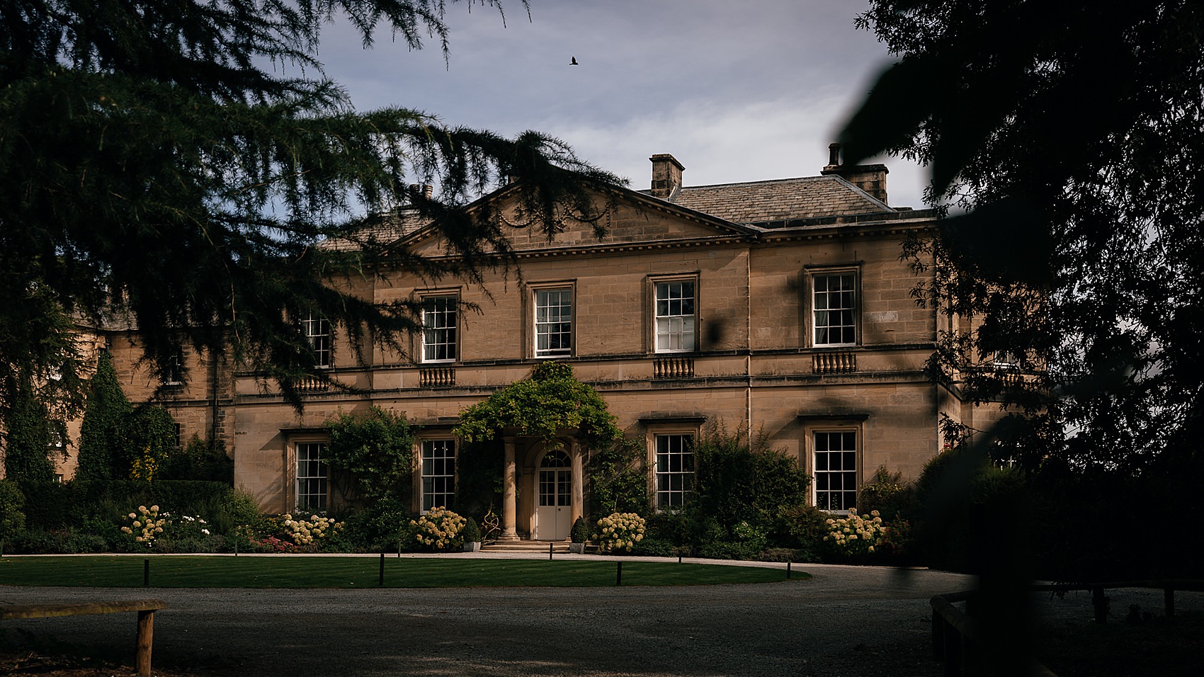 Middleton Lodge wedding North Yorkshire Pronovias bride 1