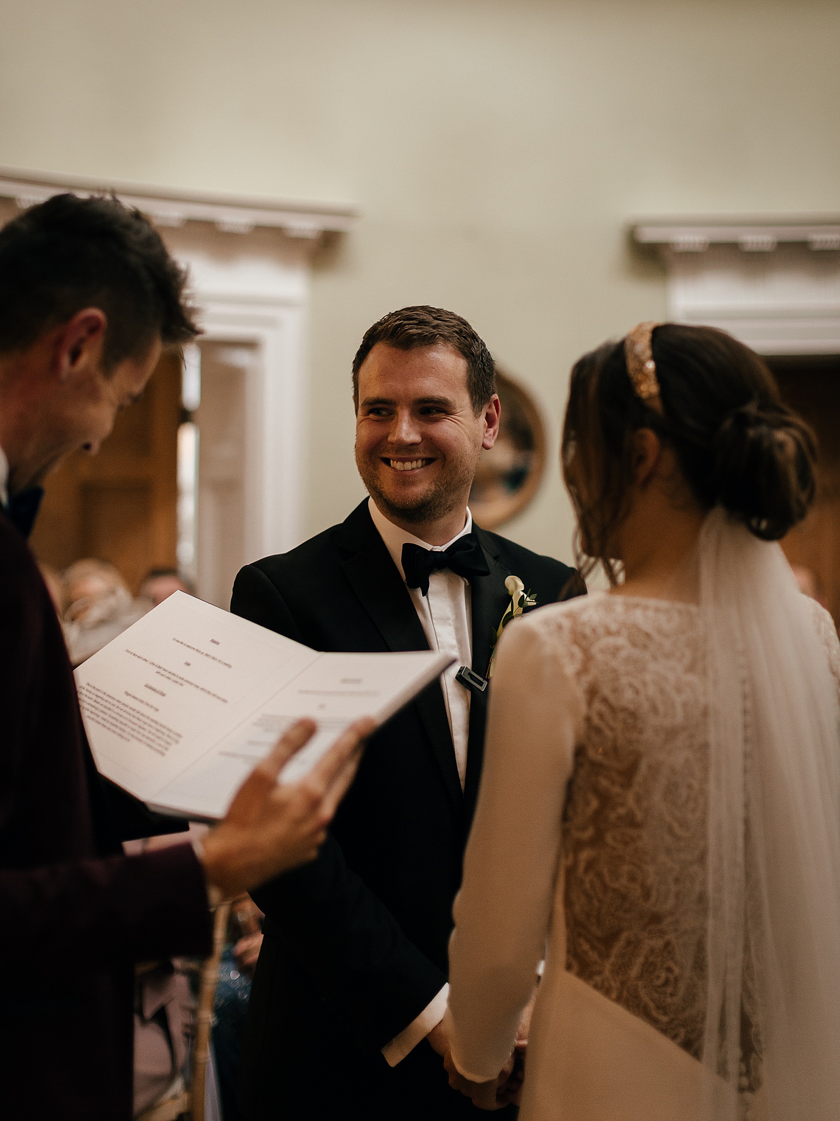 Middleton Lodge wedding North Yorkshire Pronovias bride 24