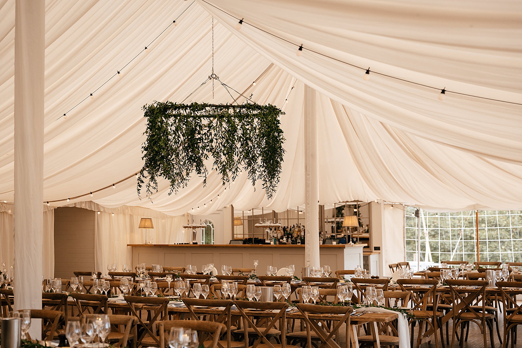 Middleton Lodge wedding North Yorkshire Pronovias bride 37