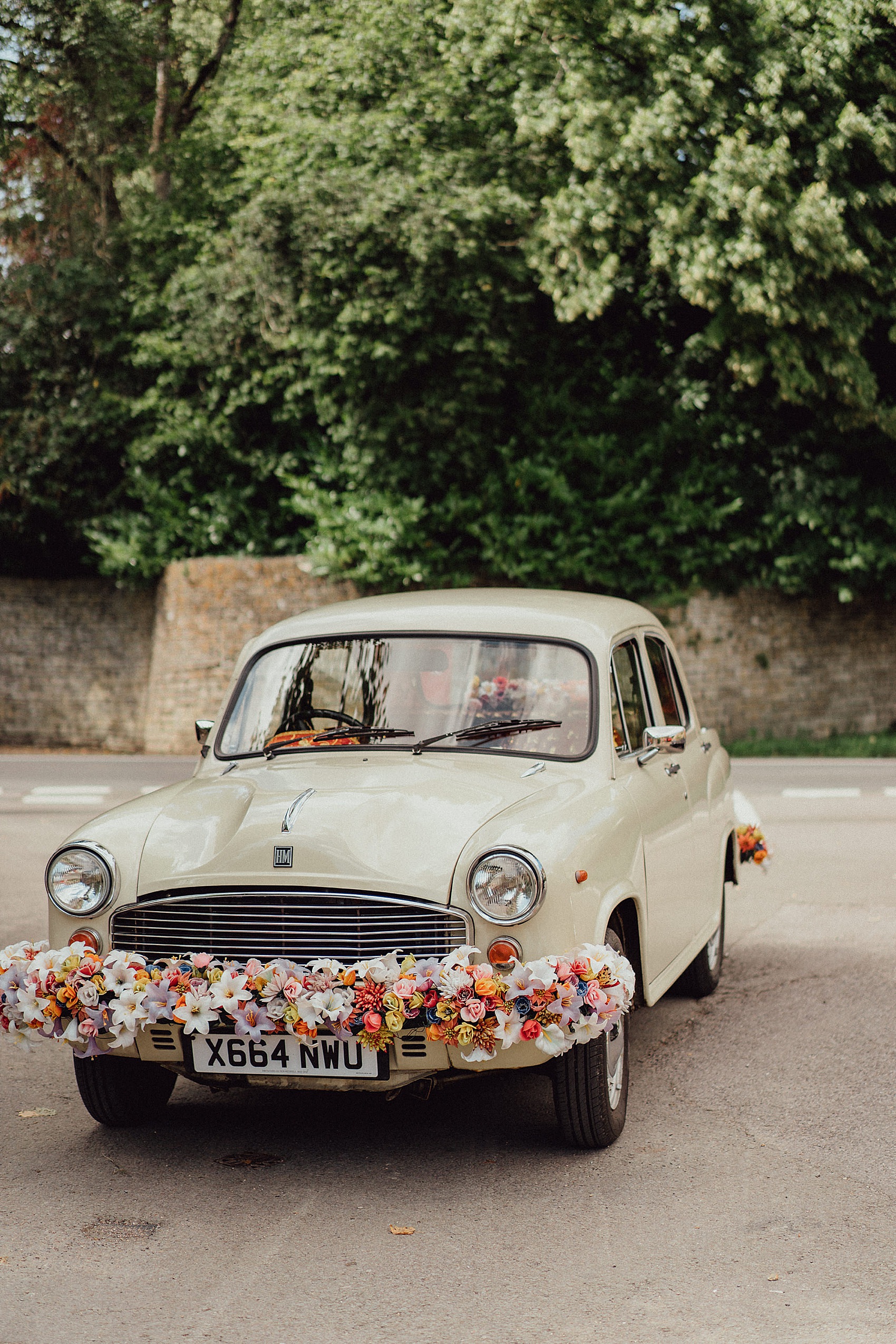 Temperley London bride smokebombs barn wedding 9