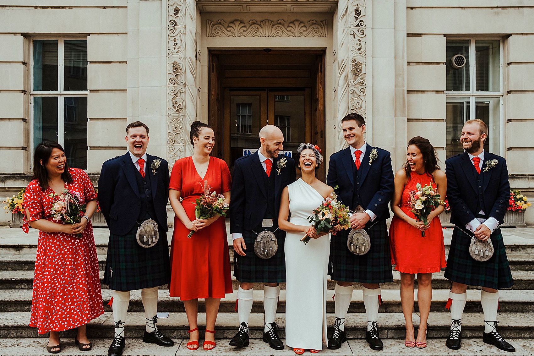 11 Colourful modern London wedding