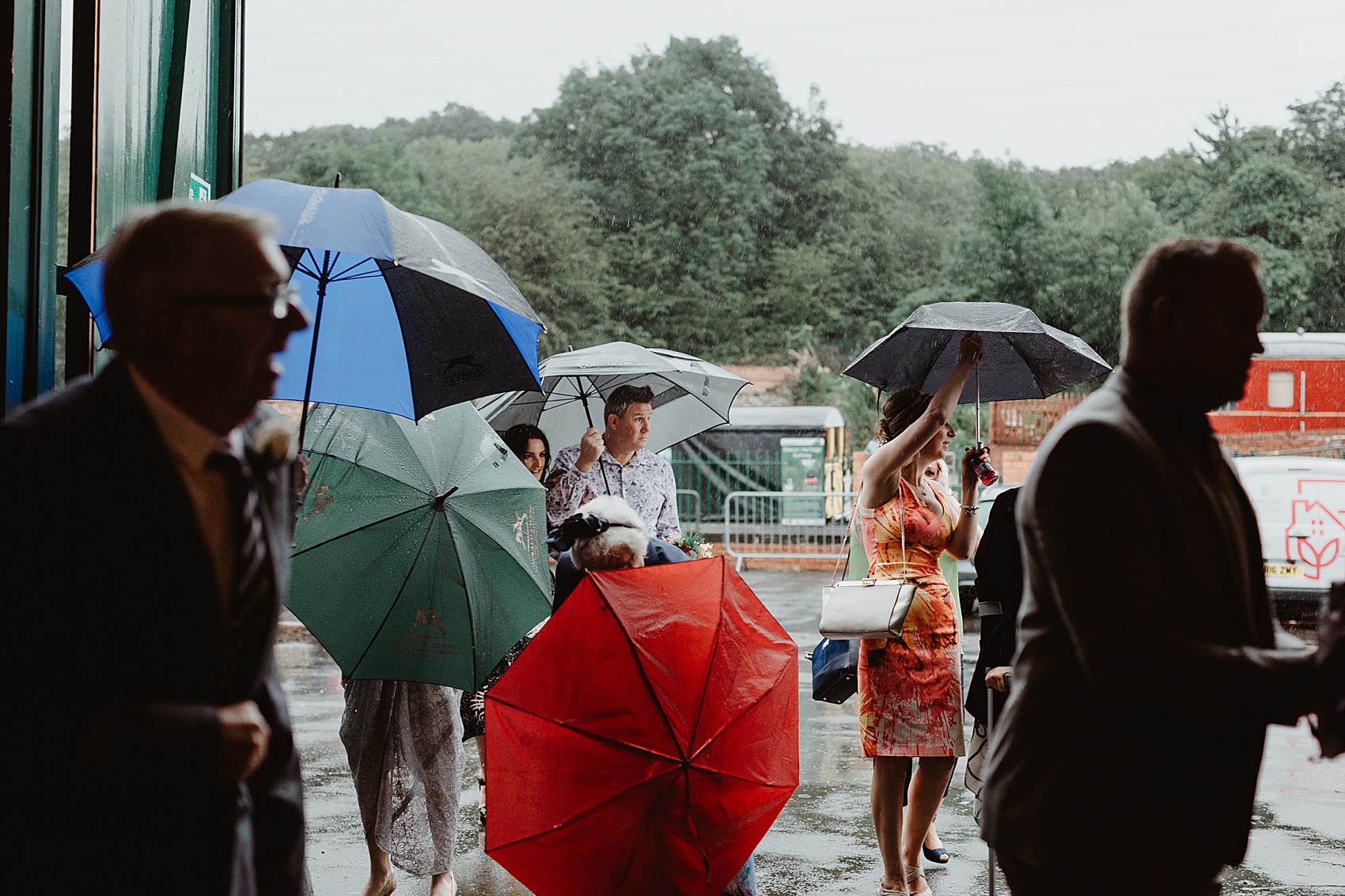 30 Rainy day Yorkshire wedding industrial vibes