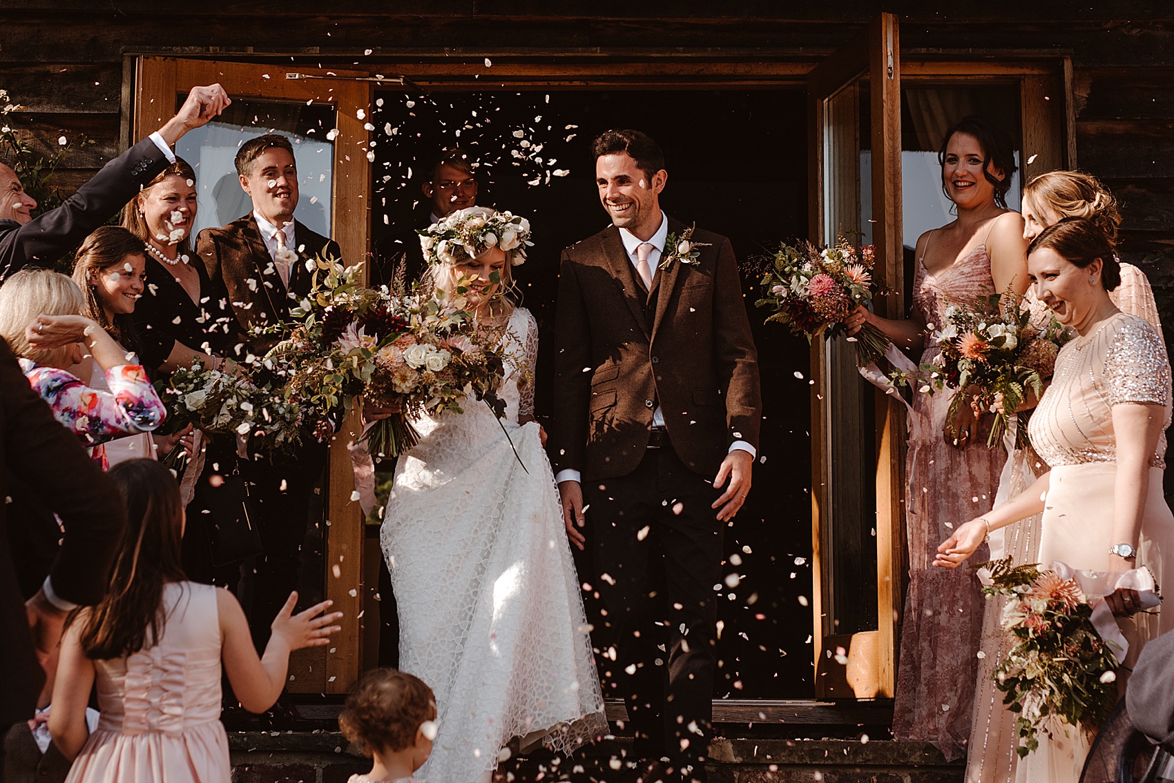 41 Rolling in Roses bride rustic Henley on Thames wedding