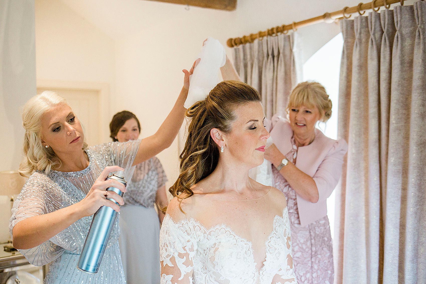 53 Pronovias bride Brinkburn Priory wedding