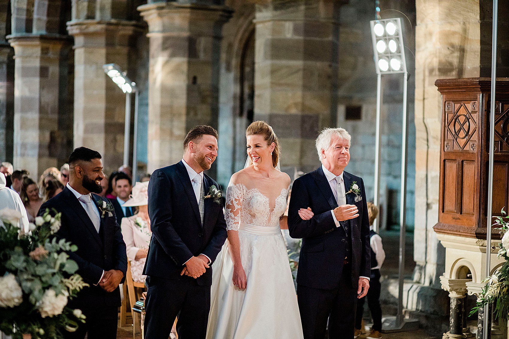 67 Pronovias bride Brinkburn Priory wedding