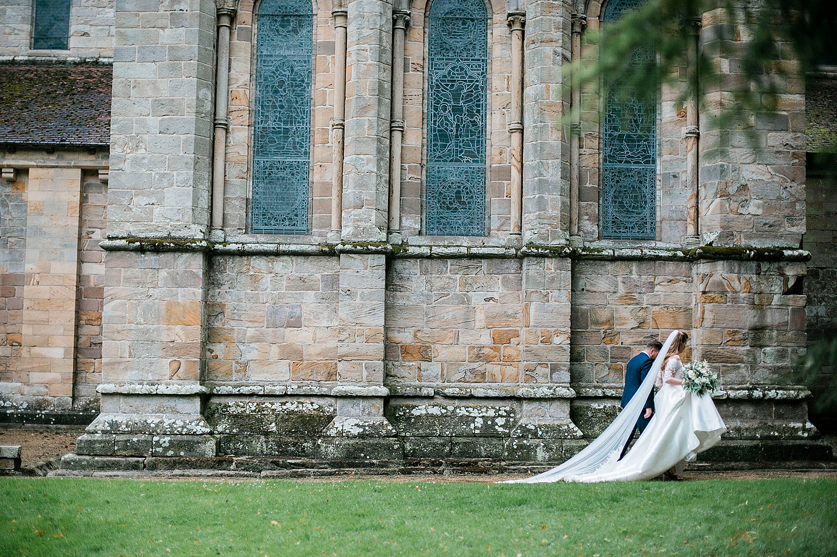 72 Pronovias bride Brinkburn Priory wedding