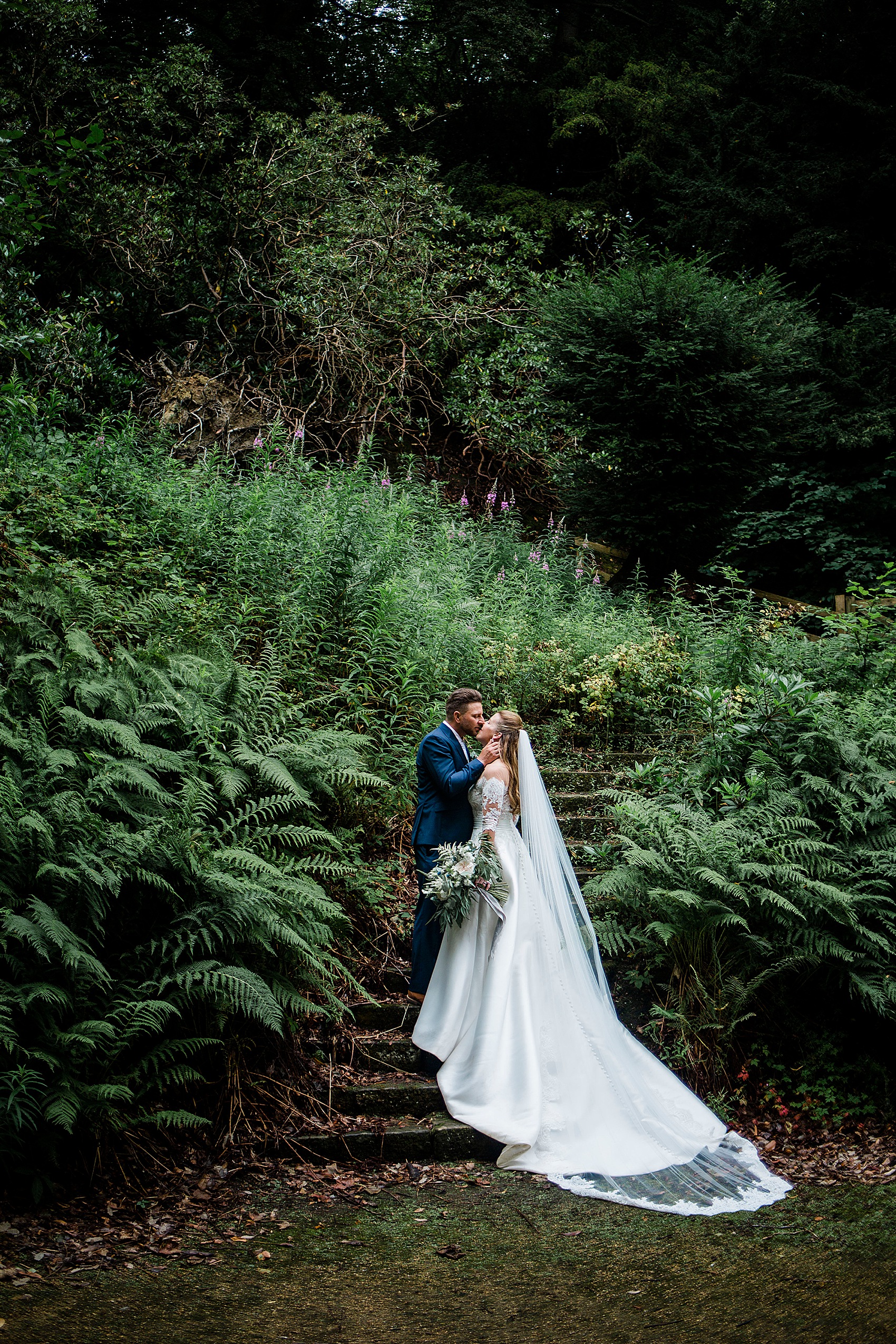 73 Pronovias bride Brinkburn Priory wedding