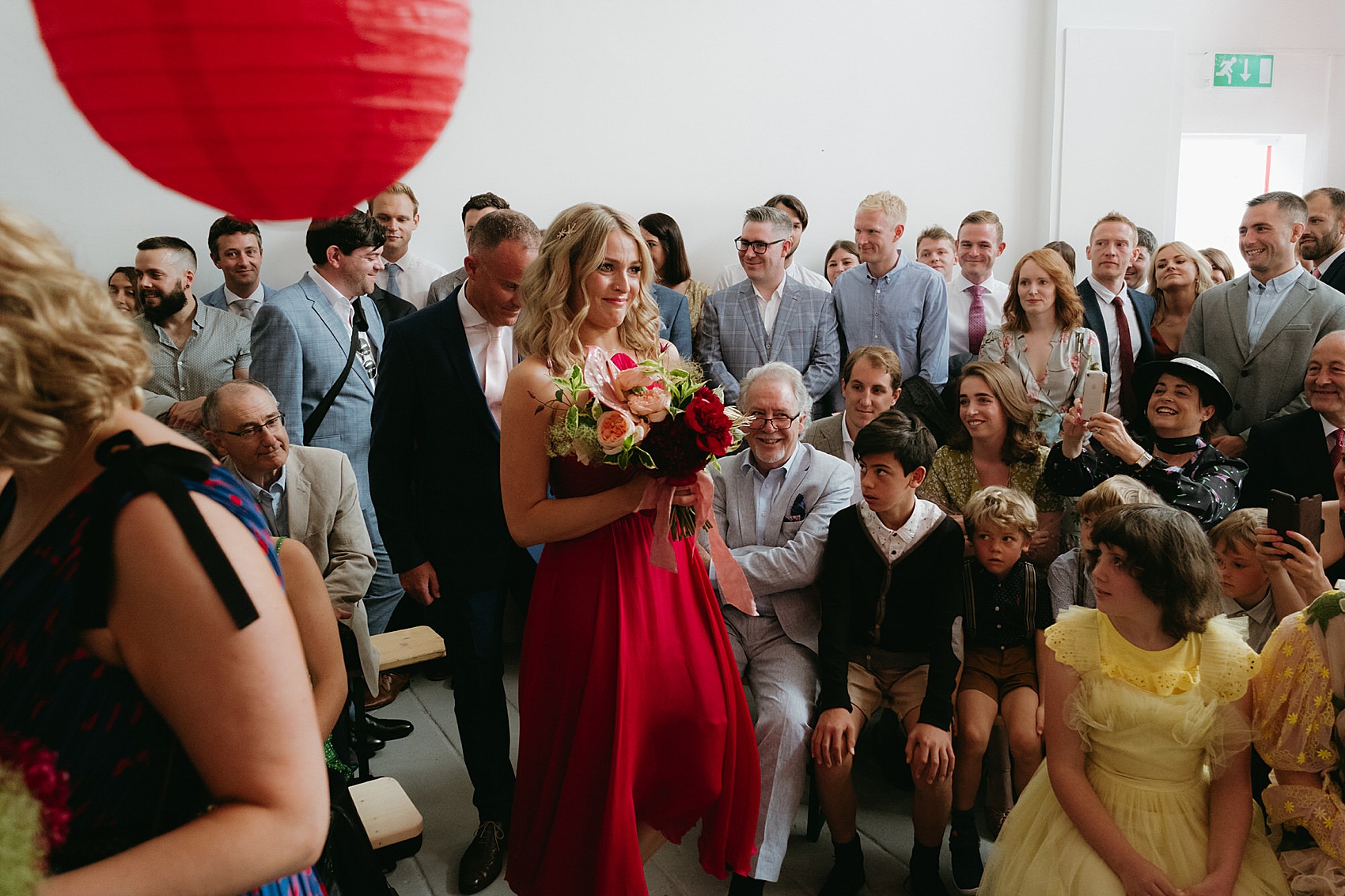 Bride in red wedding dress 25