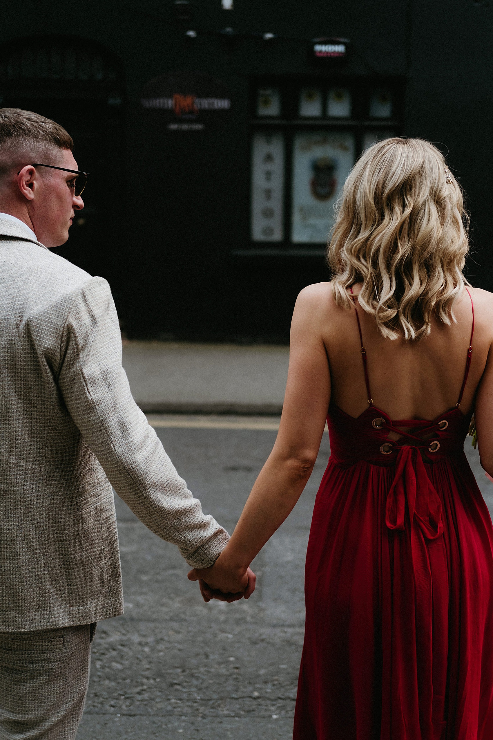 Bride in red wedding dress 41