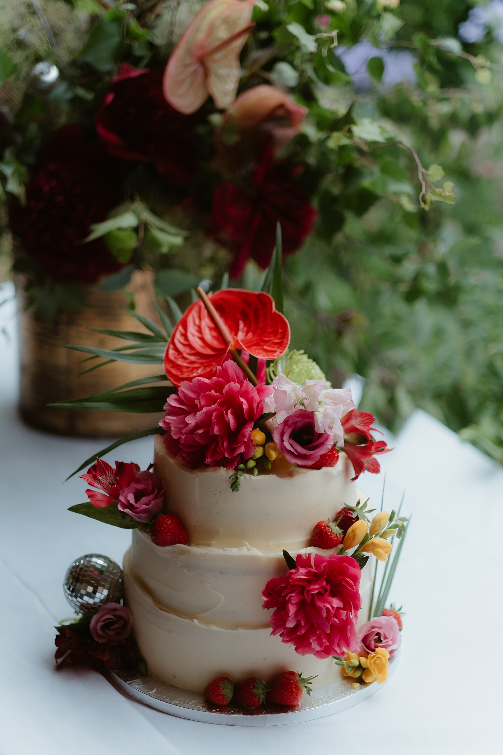 Bride in red wedding dress 48