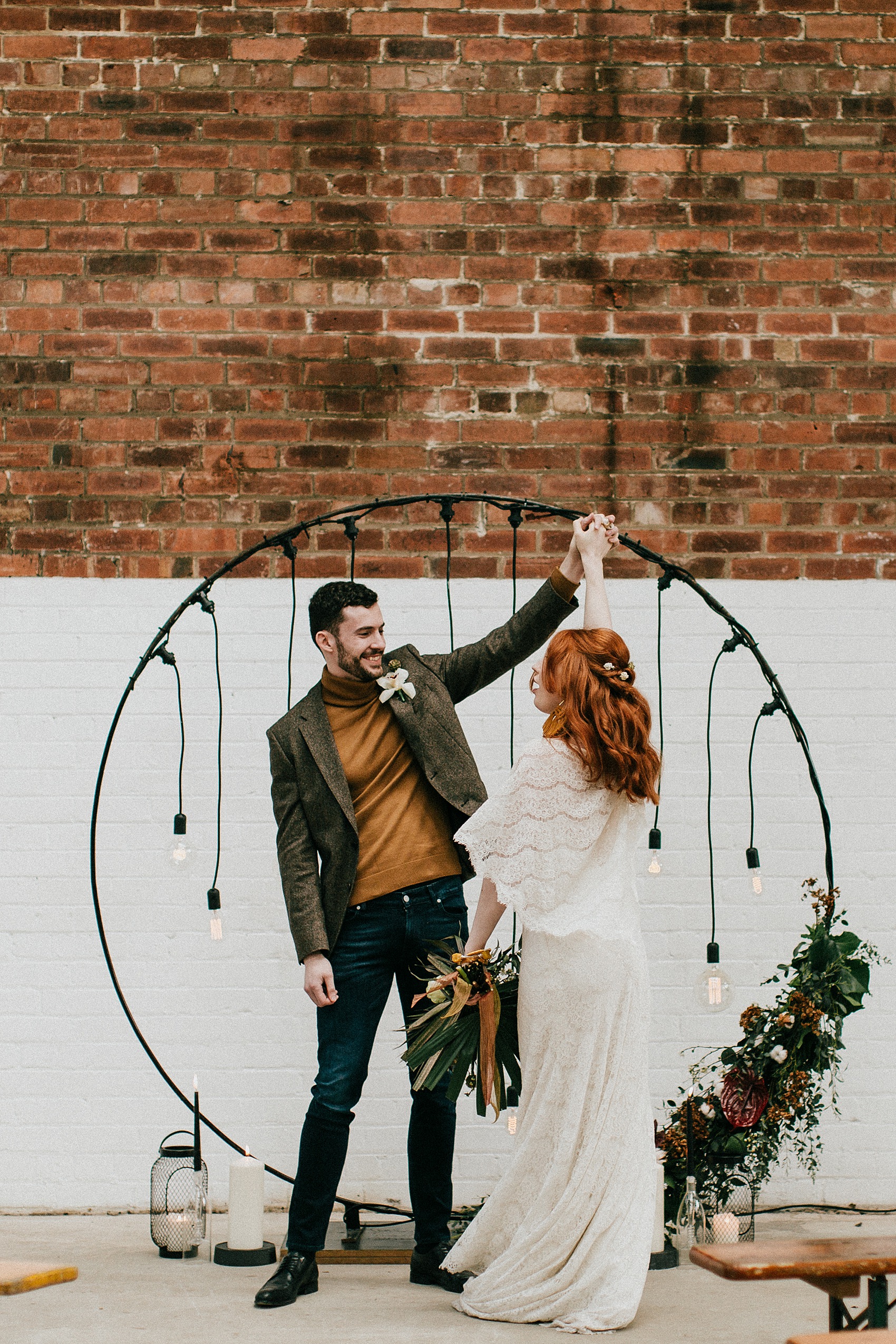 Earthy industrial wedding vibes 88