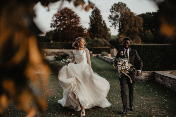An Emma Beaumont Dress for a Multi-Cultural and Romantic English Country Wedding