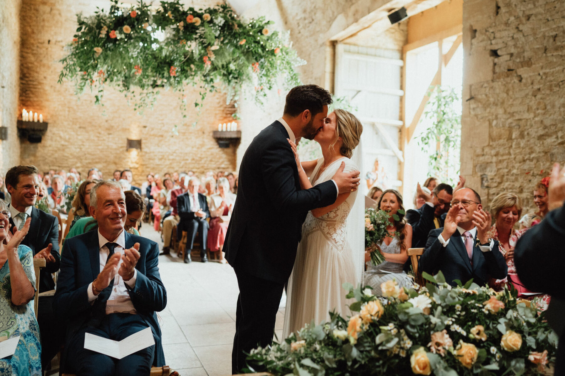 A Margaux Tardits Dress for Bohemian, Relaxed and Romantic Wedding in the Cotswolds 4 Marbaux Tardits bride Cotswolds Wedding 38 1