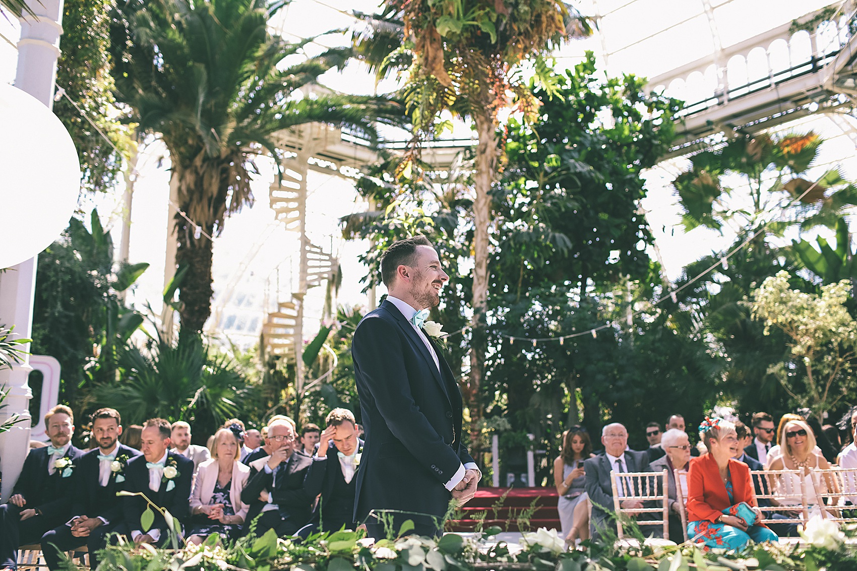 Rue de Seine bride Sefton Park Palm House Liverpool wedding 12