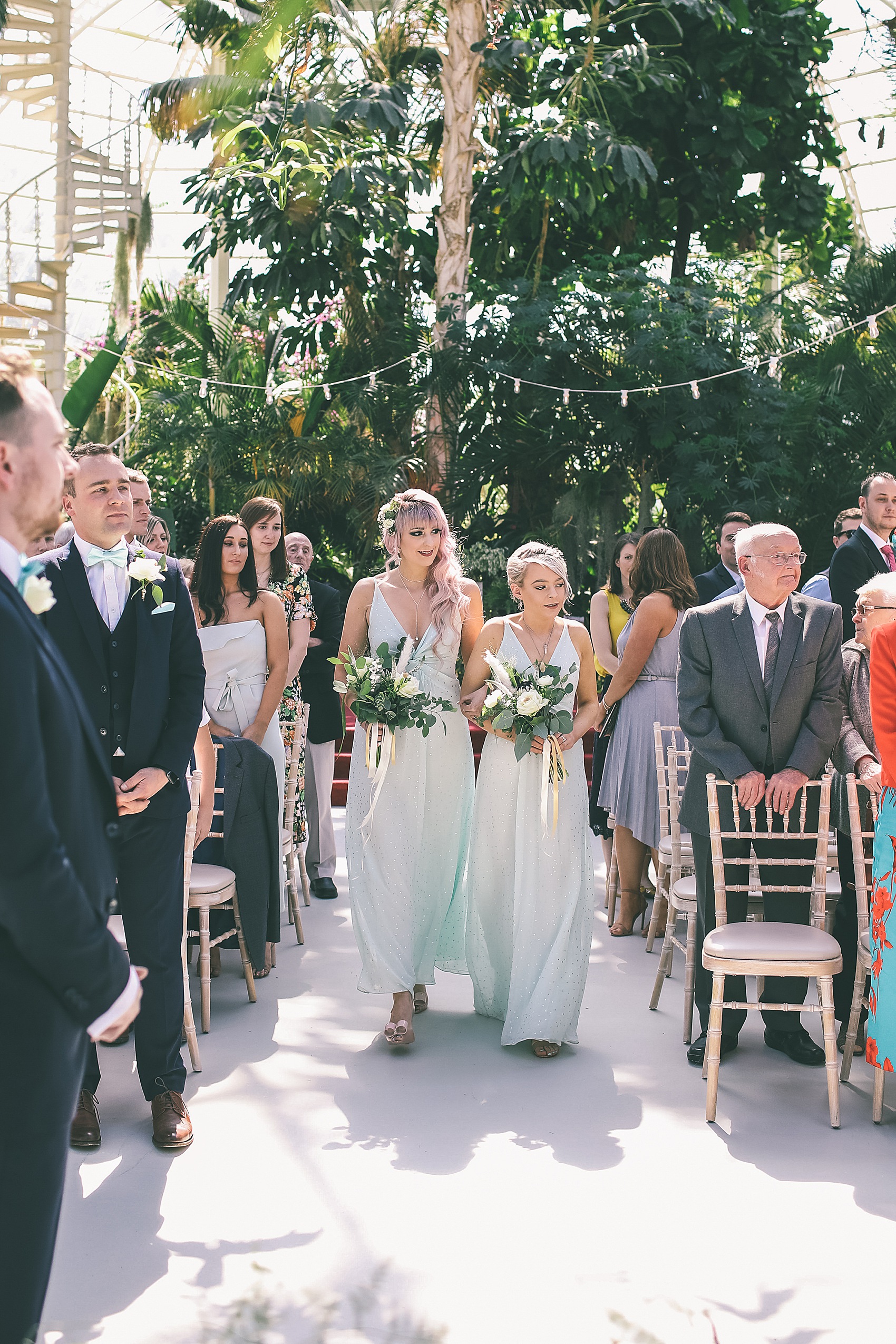 Rue de Seine bride Sefton Park Palm House Liverpool wedding 13