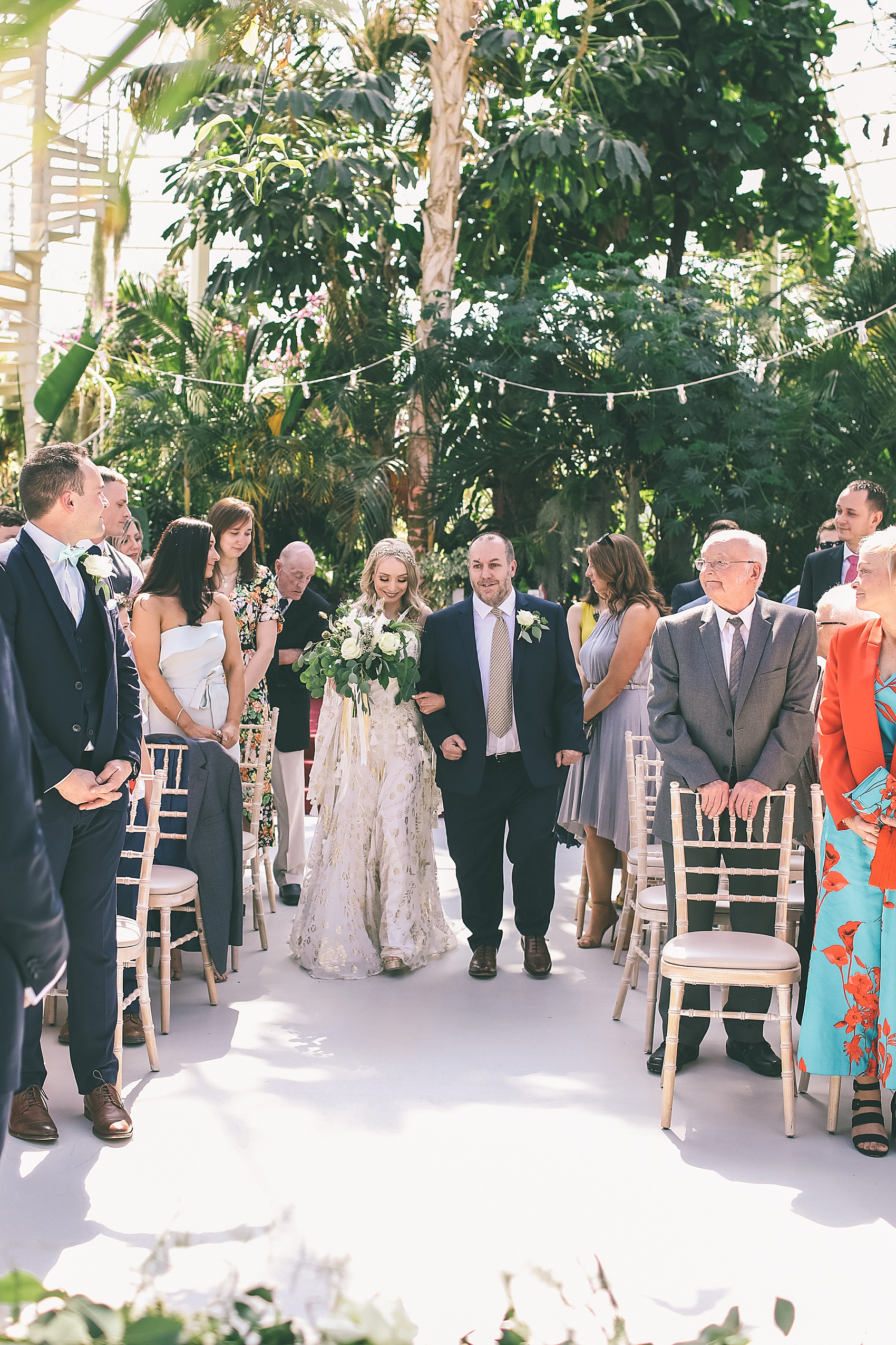 Rue de Seine bride Sefton Park Palm House Liverpool wedding 14