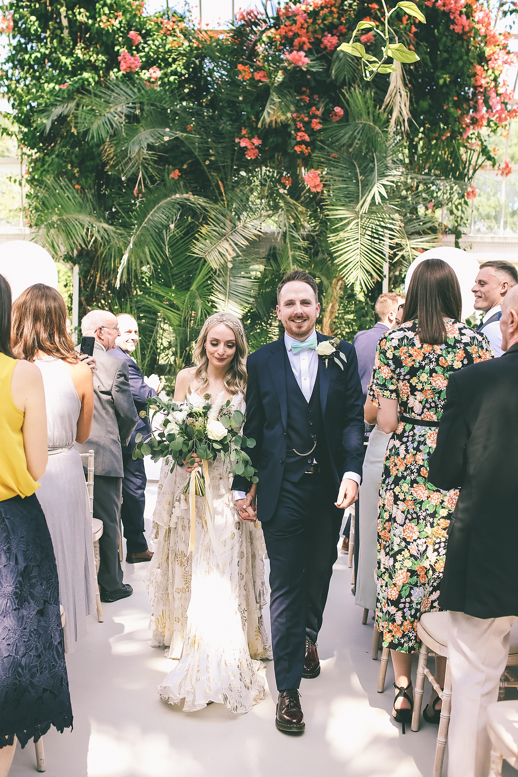 Rue de Seine bride Sefton Park Palm House Liverpool wedding 21