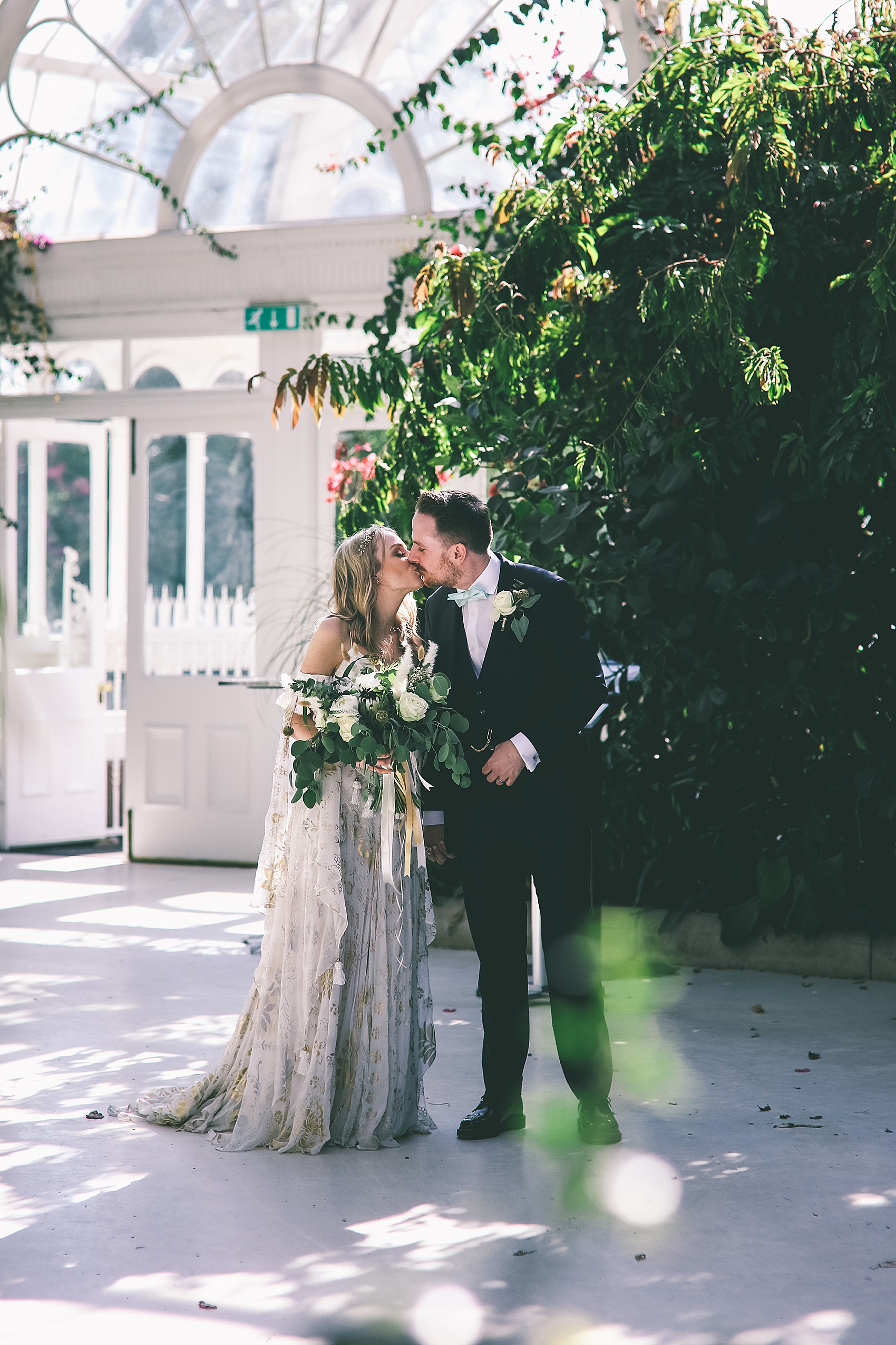 Rue de Seine bride Sefton Park Palm House Liverpool wedding 38