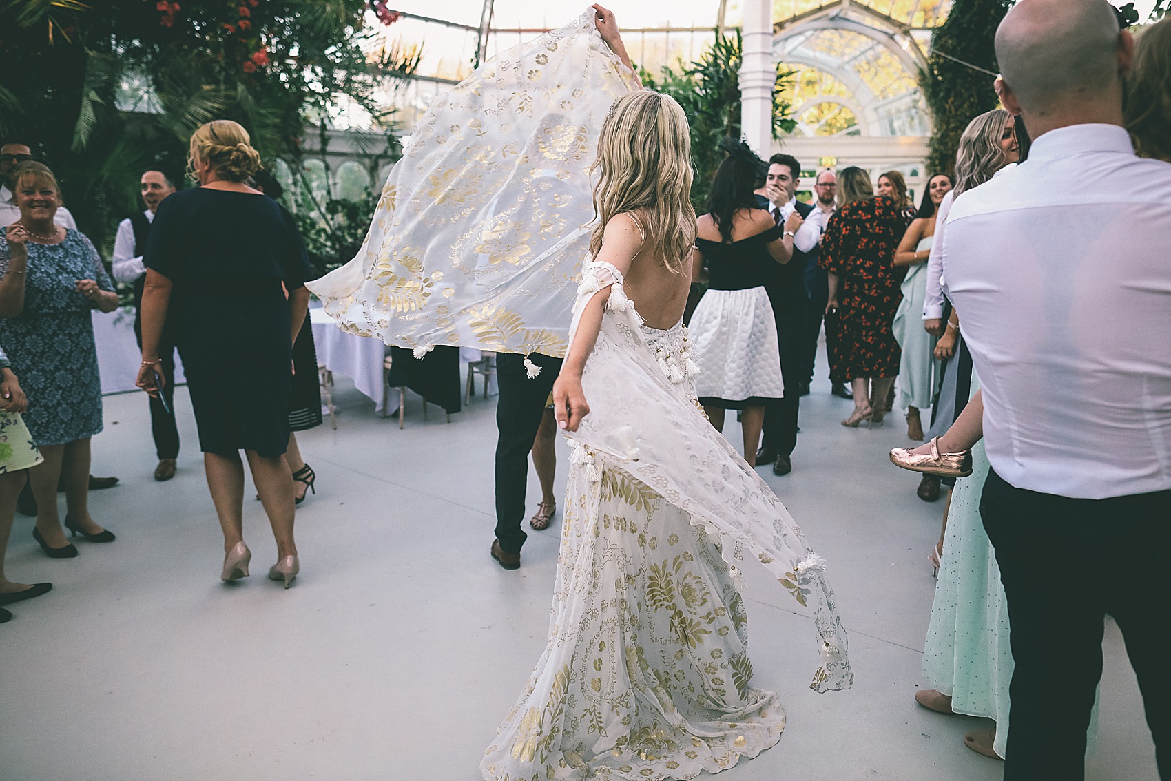 Rue de Seine bride Sefton Park Palm House Liverpool wedding 45