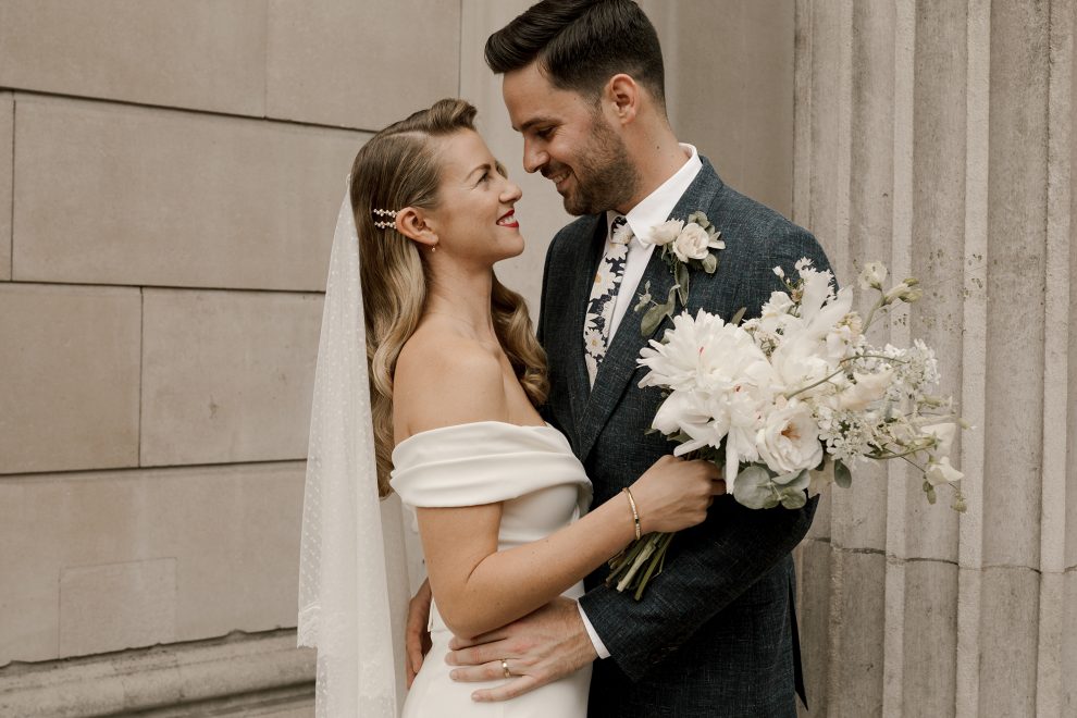 Halfpenny London's 'Daffodil' for a Wedding at The Ned in London With Seasonal Florals & Effortless Glamour 2 The Ned wedding London