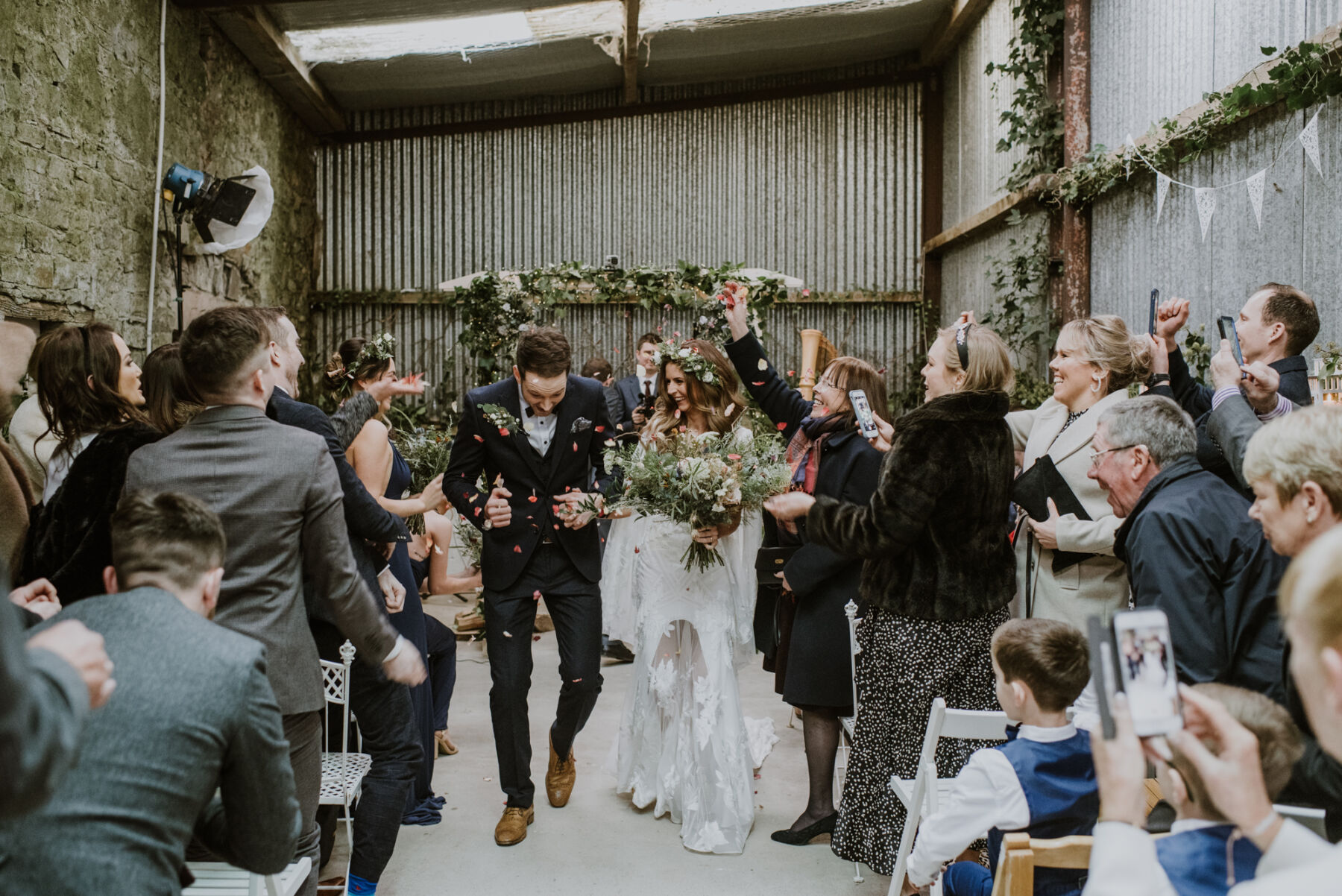 An Ethereal Rue de Seine Dress for a Sustainable & Natural Inspired Irish Castle Wedding 8 edit 41