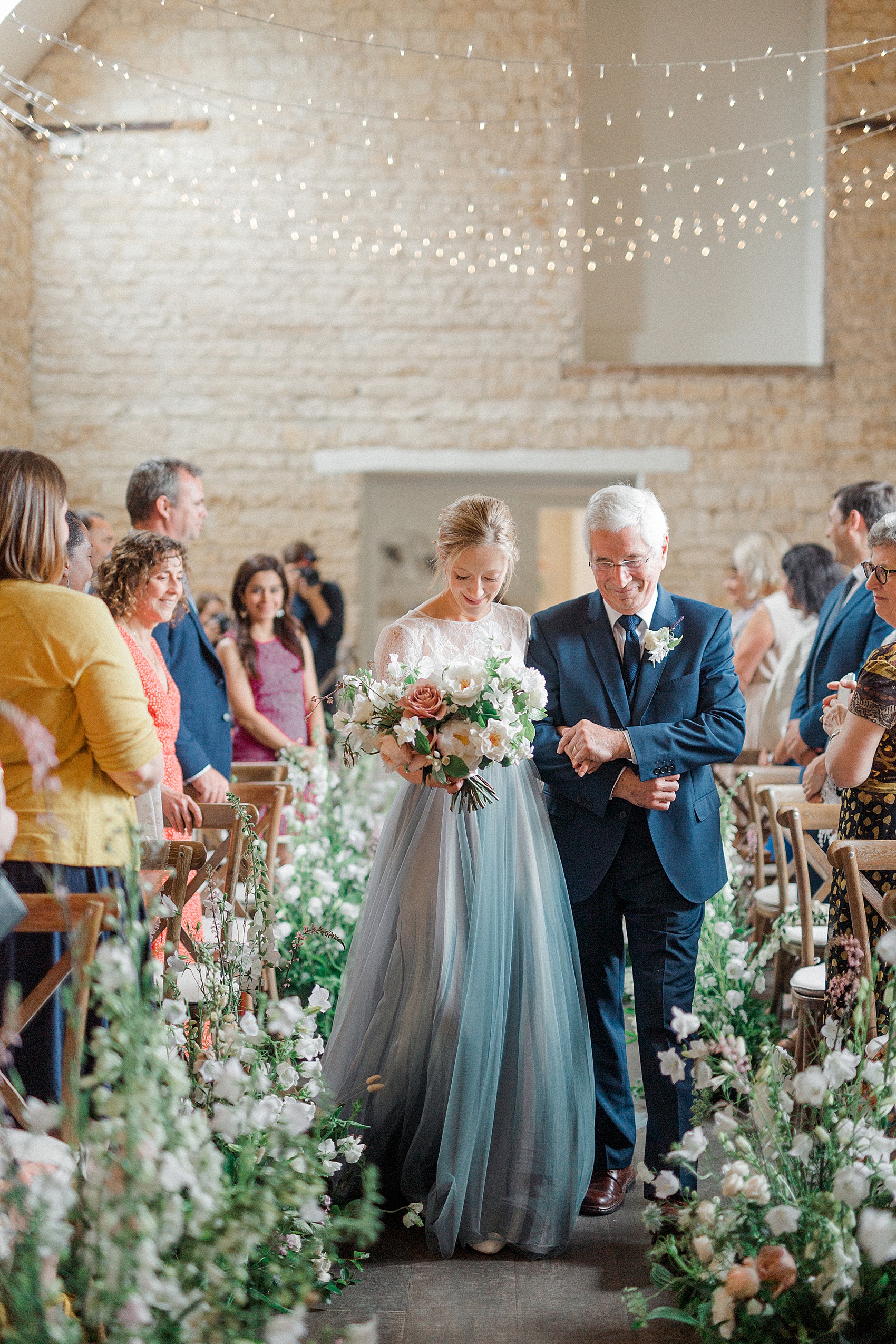 12 Blue tulle wedding dress