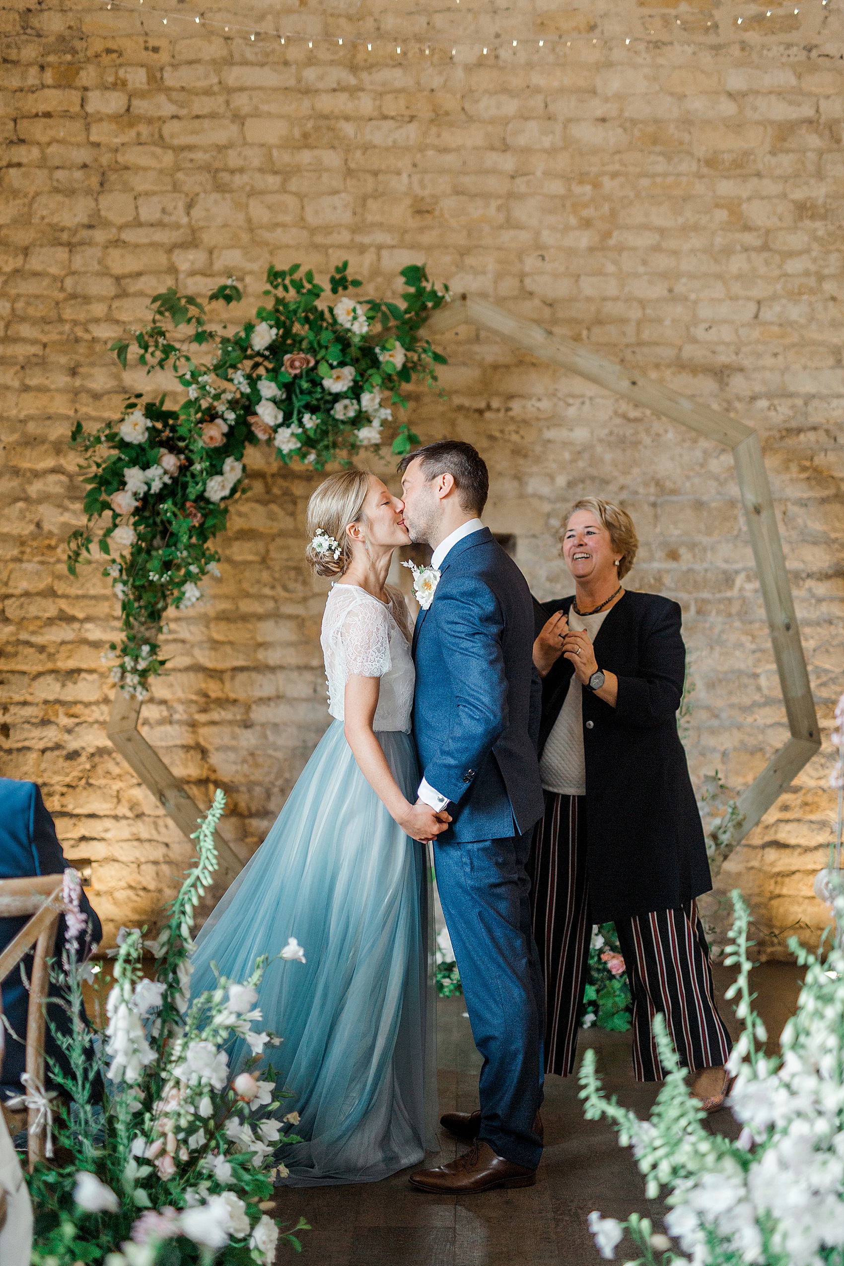 20 Blue tulle wedding dress