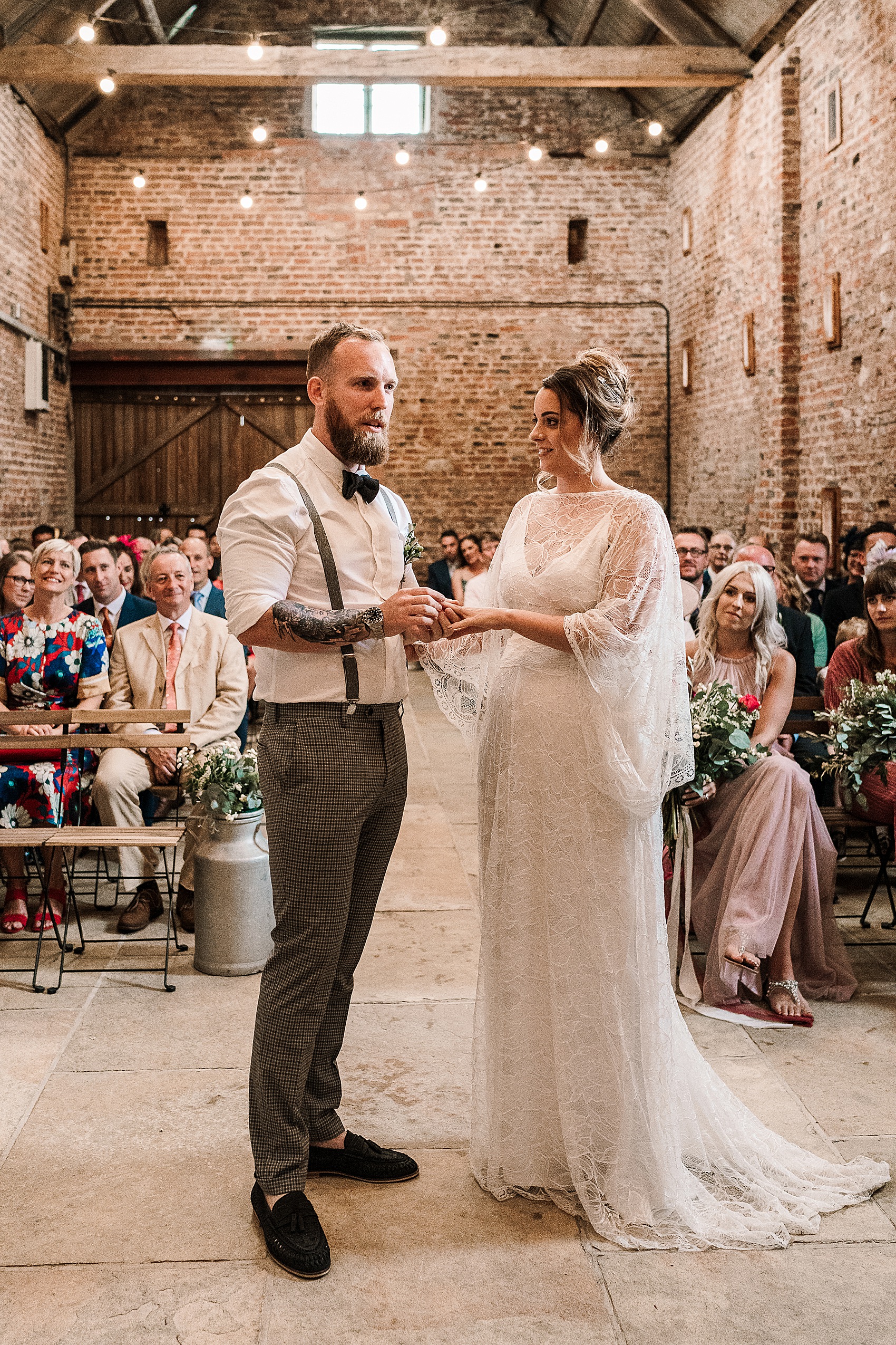 barn wedding dresses