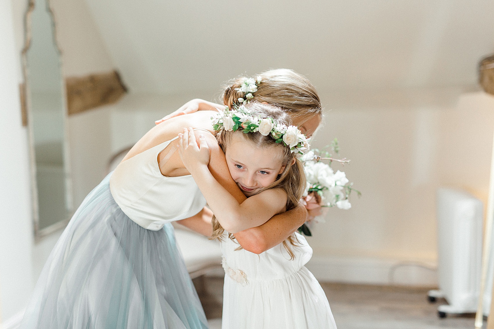 25 Blue tulle wedding dress