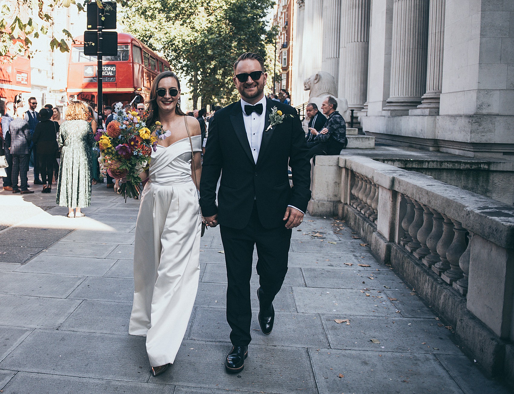 31 Modern bride Halfpenny London silk trousers