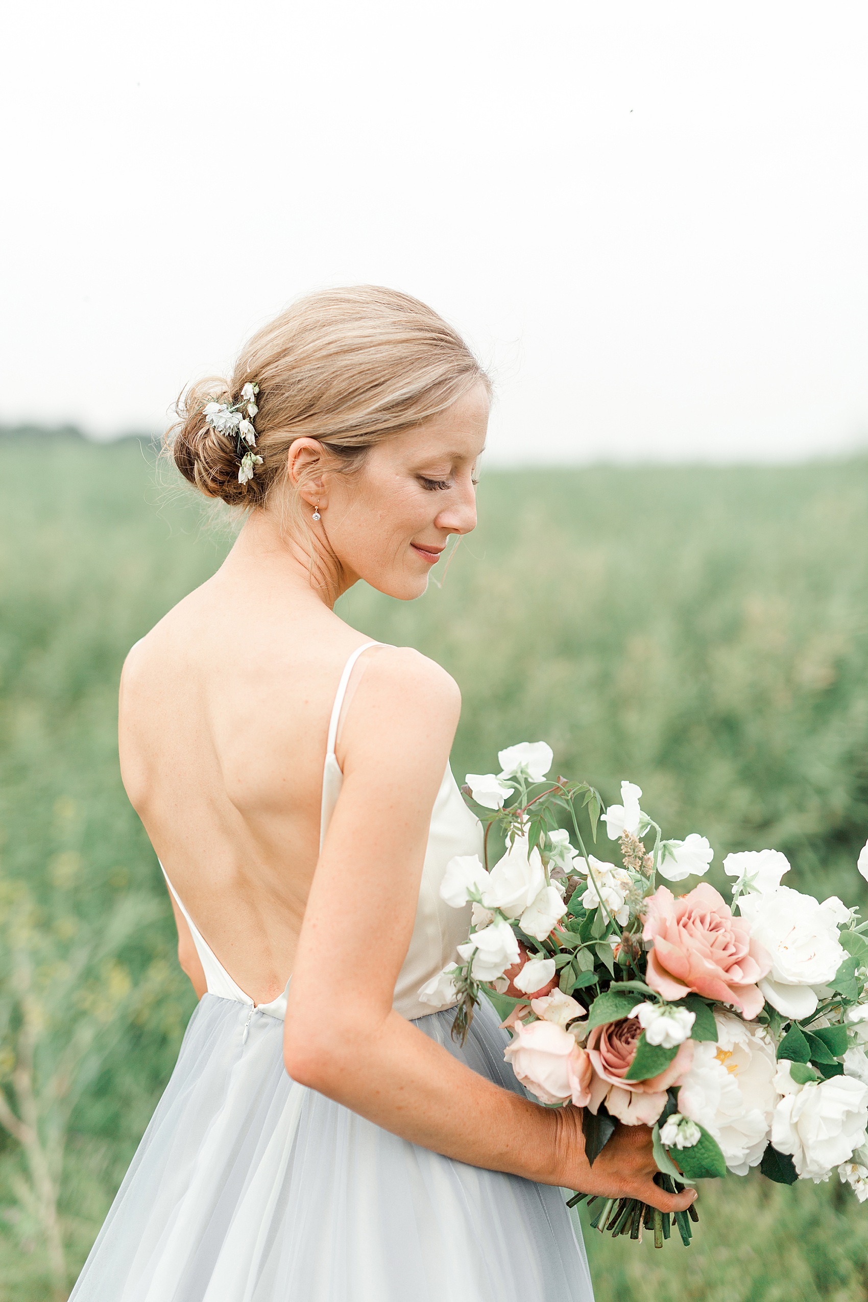 50 Blue tulle wedding dress