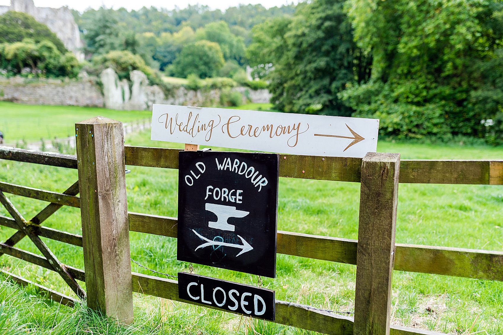 Floral dress marquee wedding Wiltshire 8