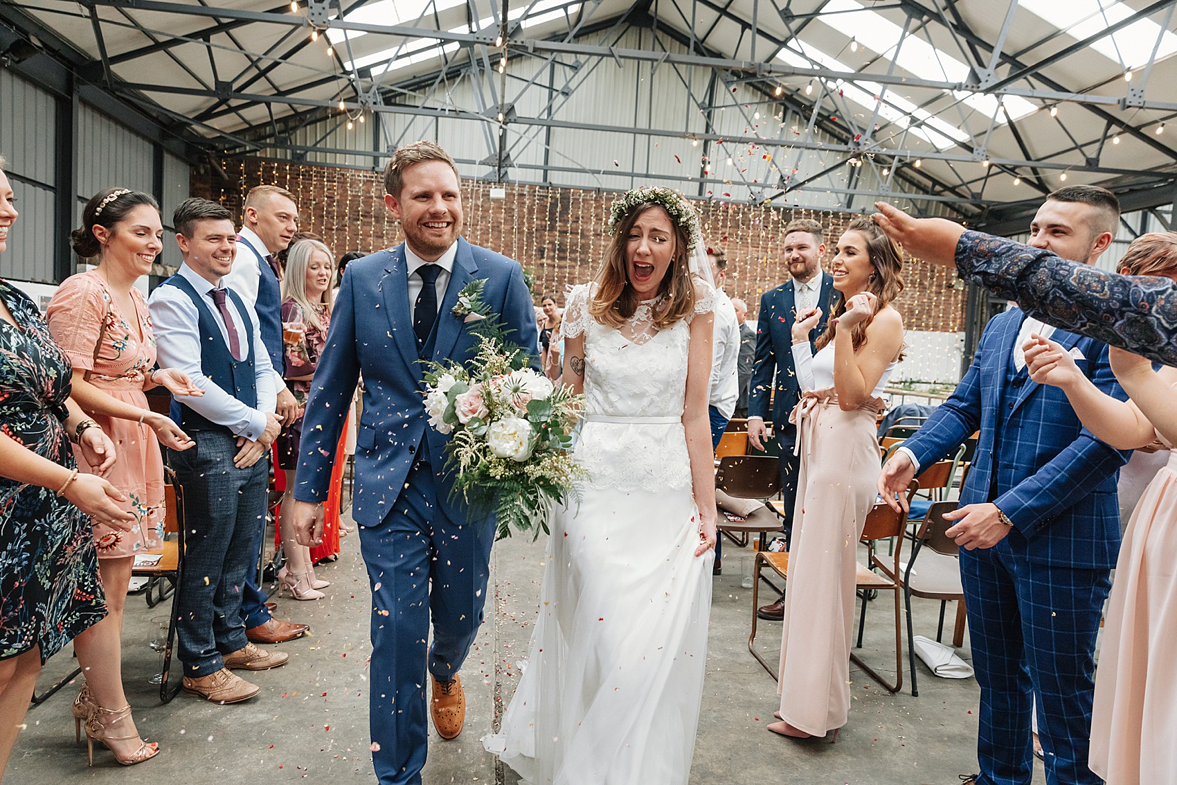 31 Warehouse Wedding Sheffield Halfpenny London bride