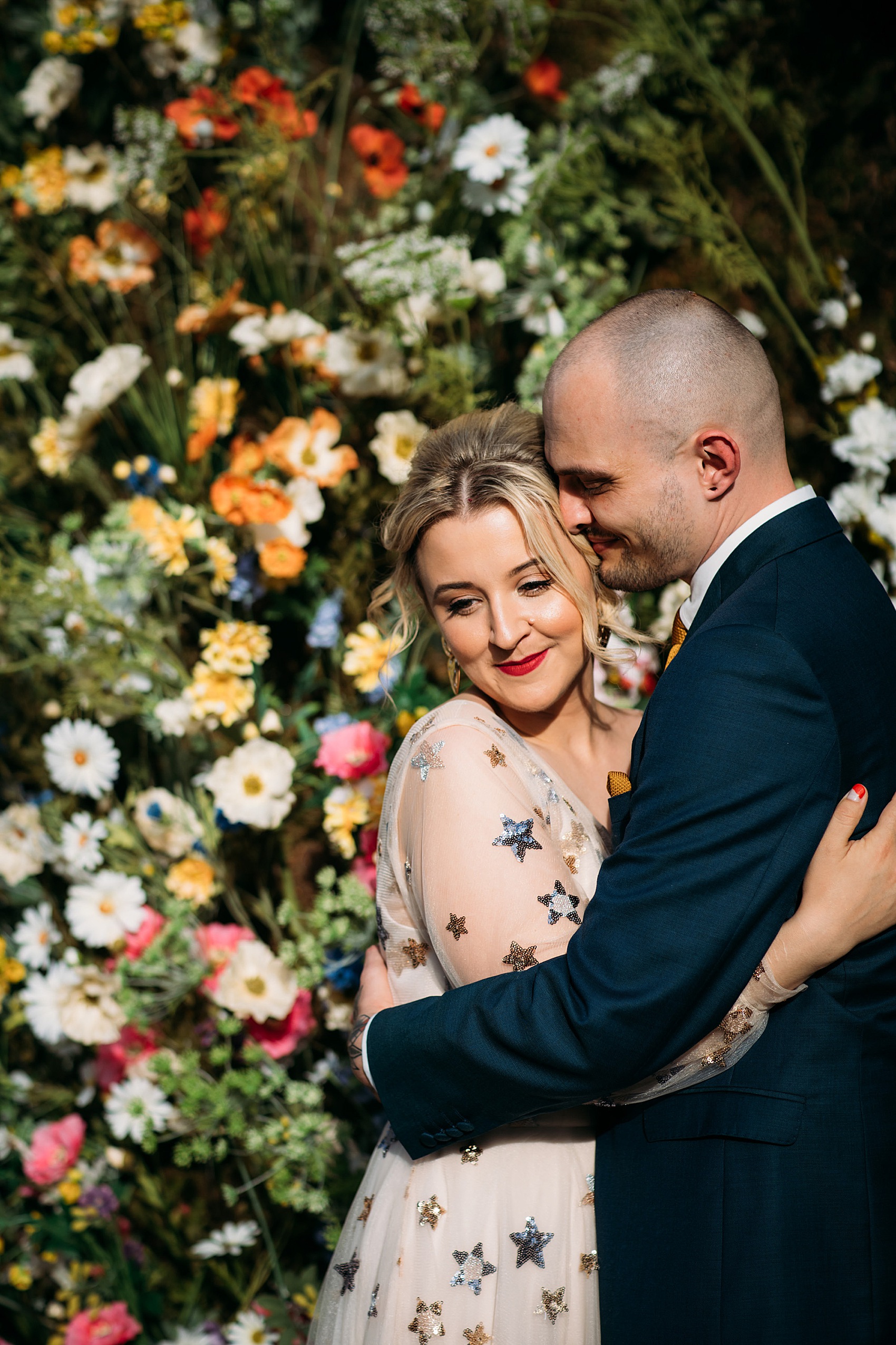 32 Starry wedding dress London bride