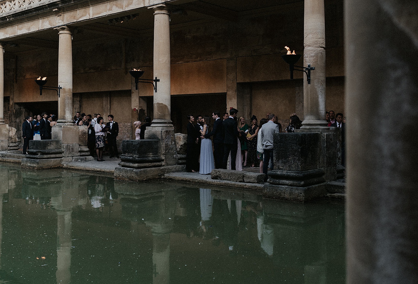 35 Riki Dalal dress Roman Baths wedding