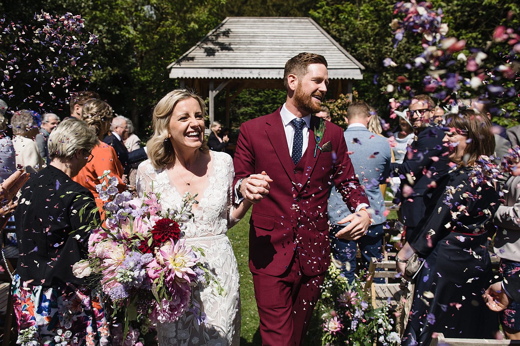 38 Pennard House wedding Hermione de Paula bride